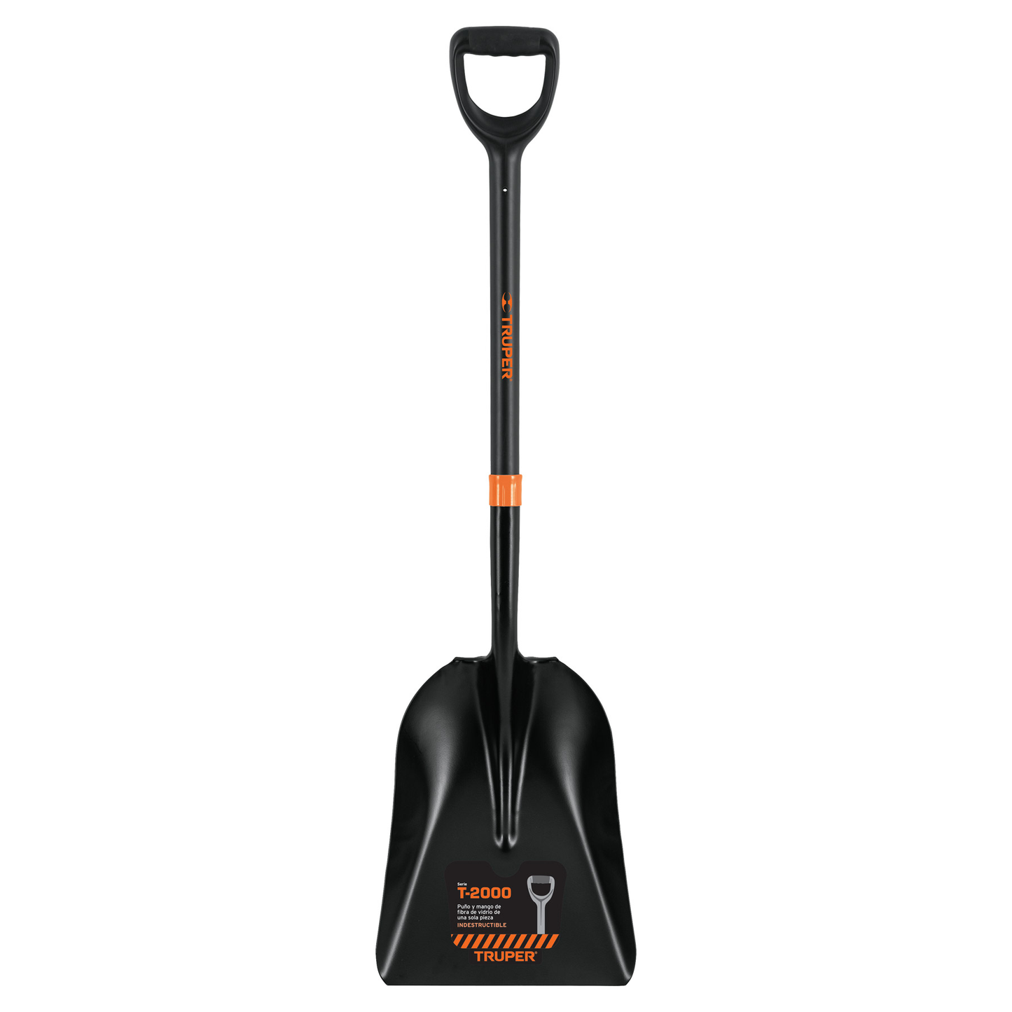 Pala carbonera T-2000, puño 'Y' mango fibra de vidrio Truper