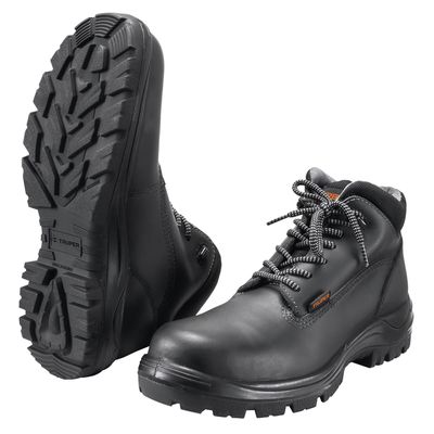 Zapatos industriales con casquillo, #27, negro