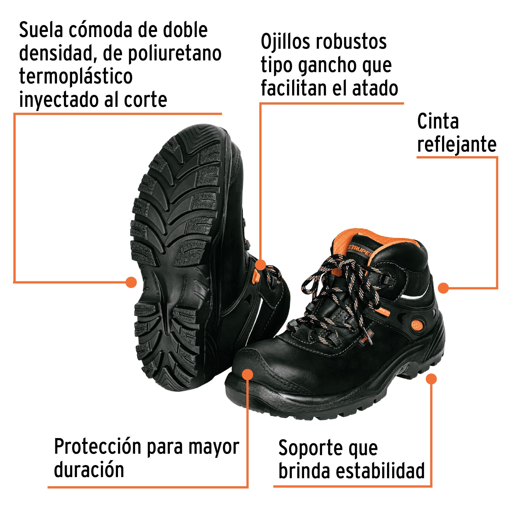 Zapatos dieléctricos con casquillo, #29, negro