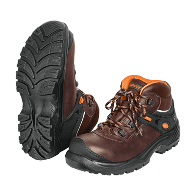 Zapatos dieléctricos con casquillo, #28, café