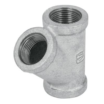 Yee sencilla, acero galvanizado, 3/4"