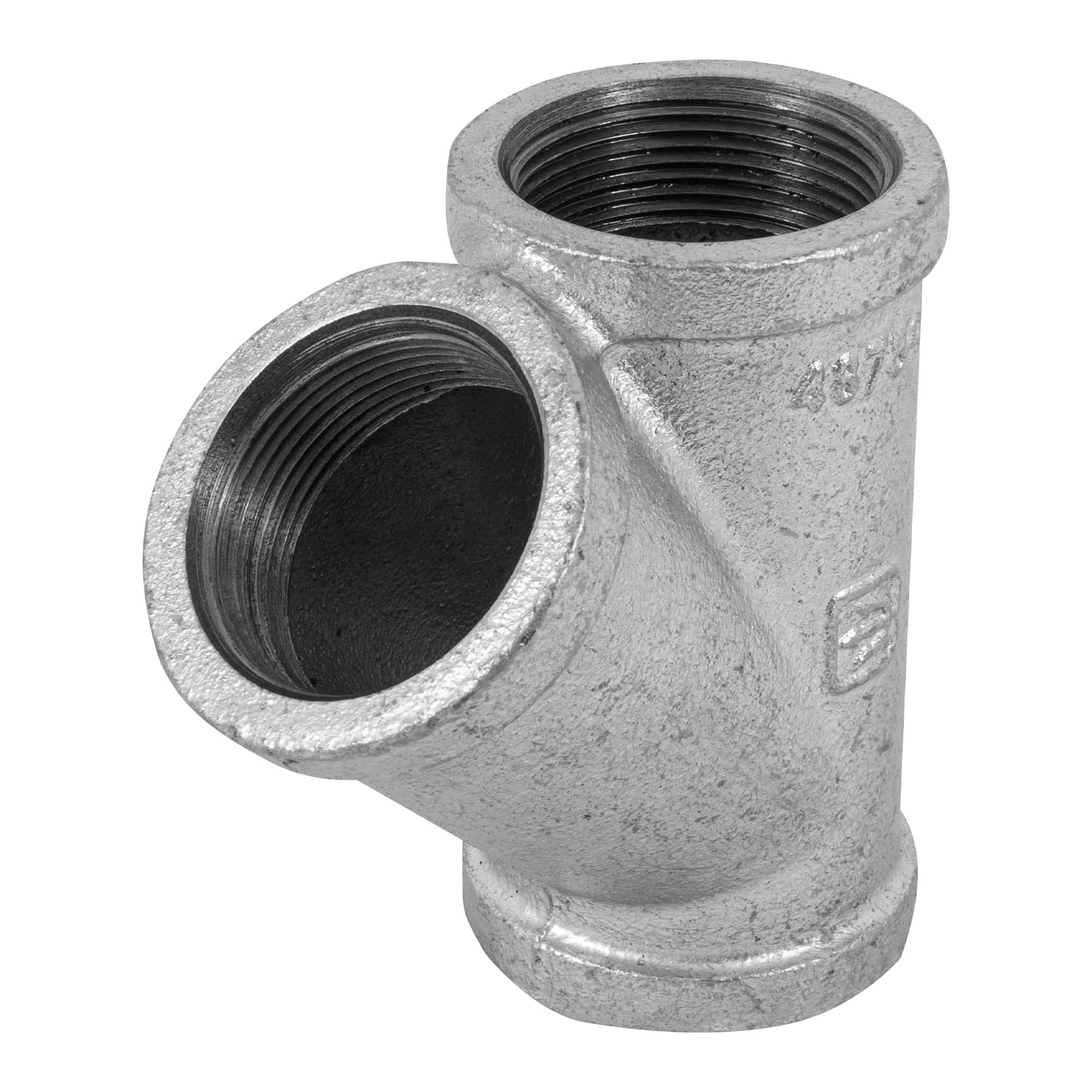 Yee sencilla, acero galvanizado, 1-1/2"