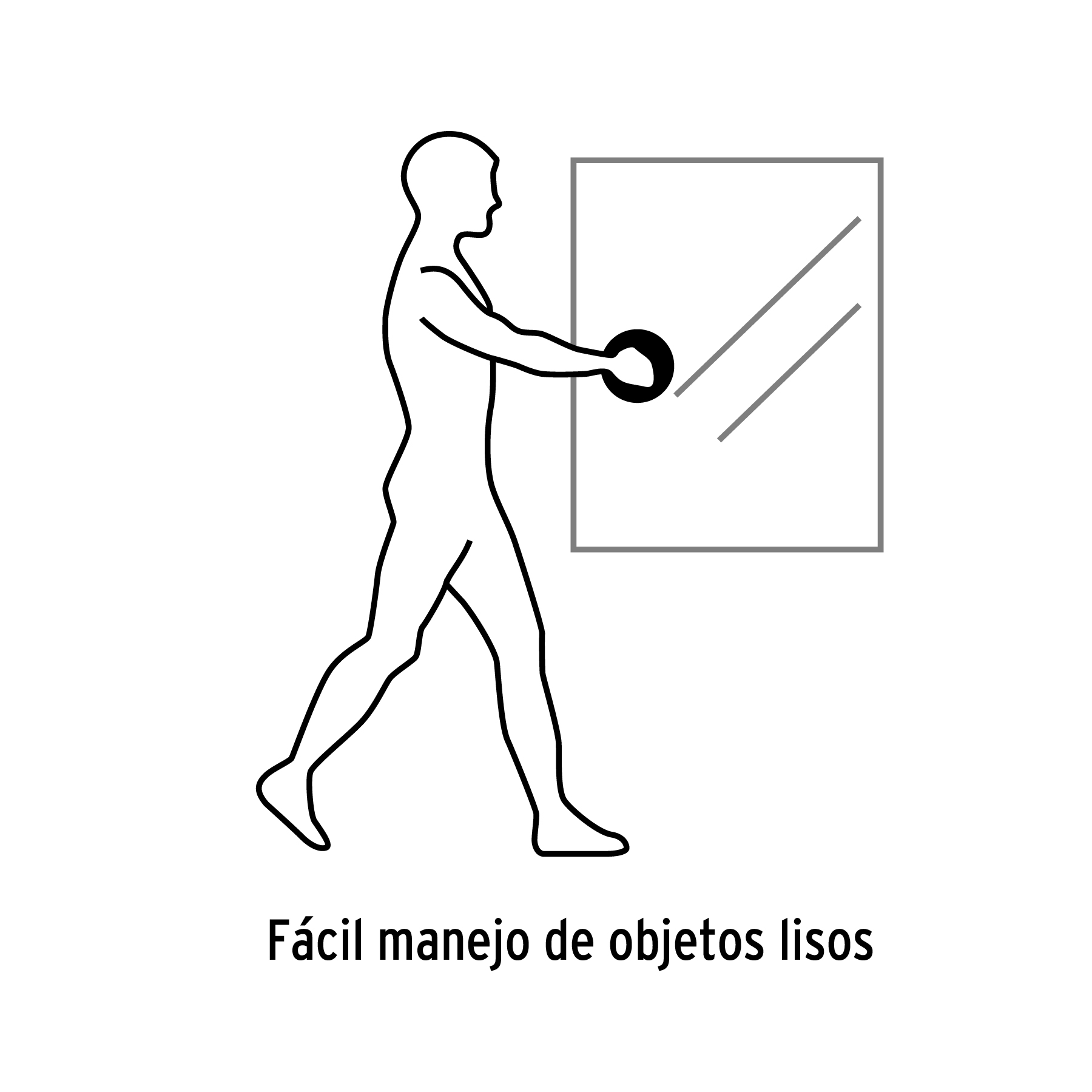 Ventosa para vidrio, 1 copa de succión