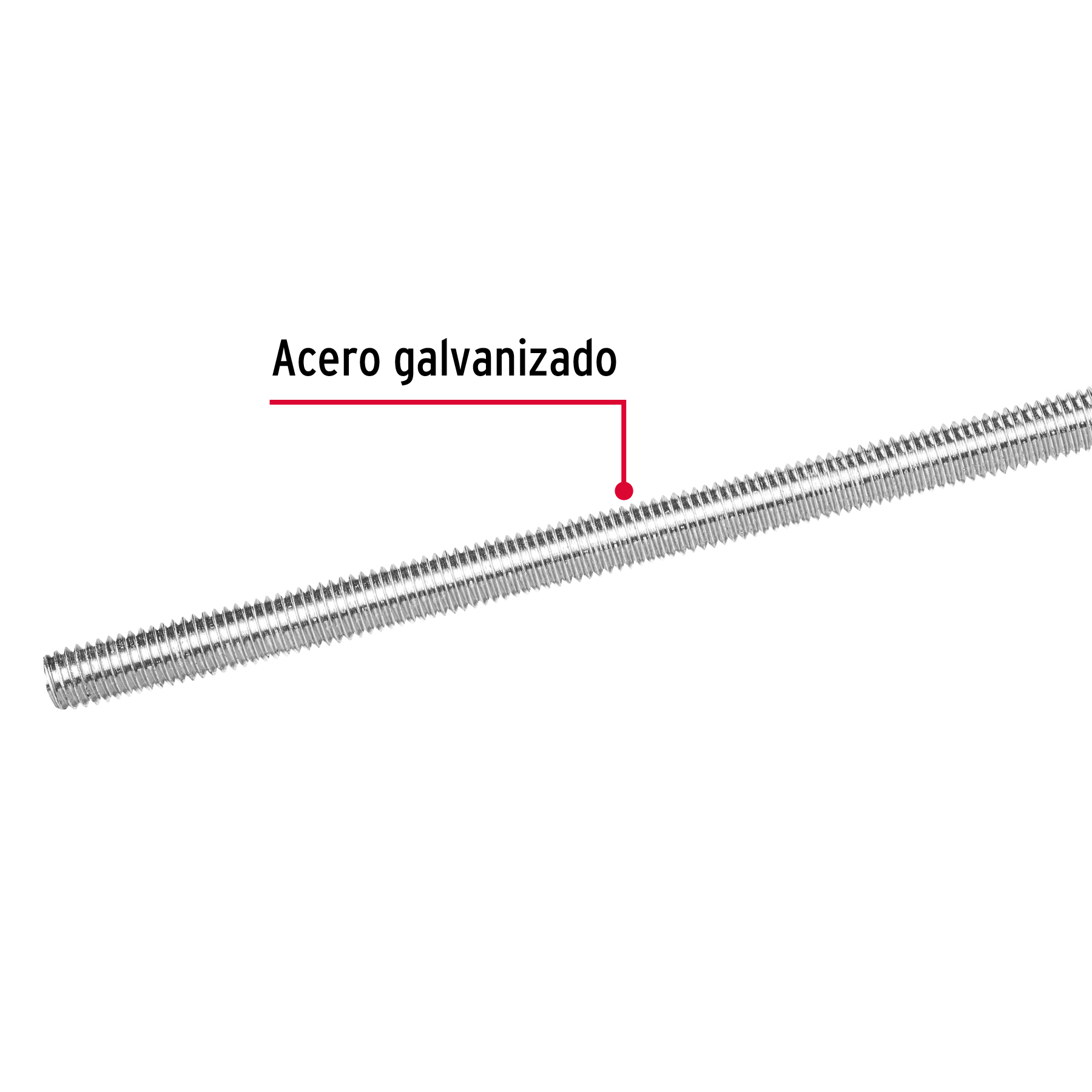 Varilla roscada, 3/4" x 1m