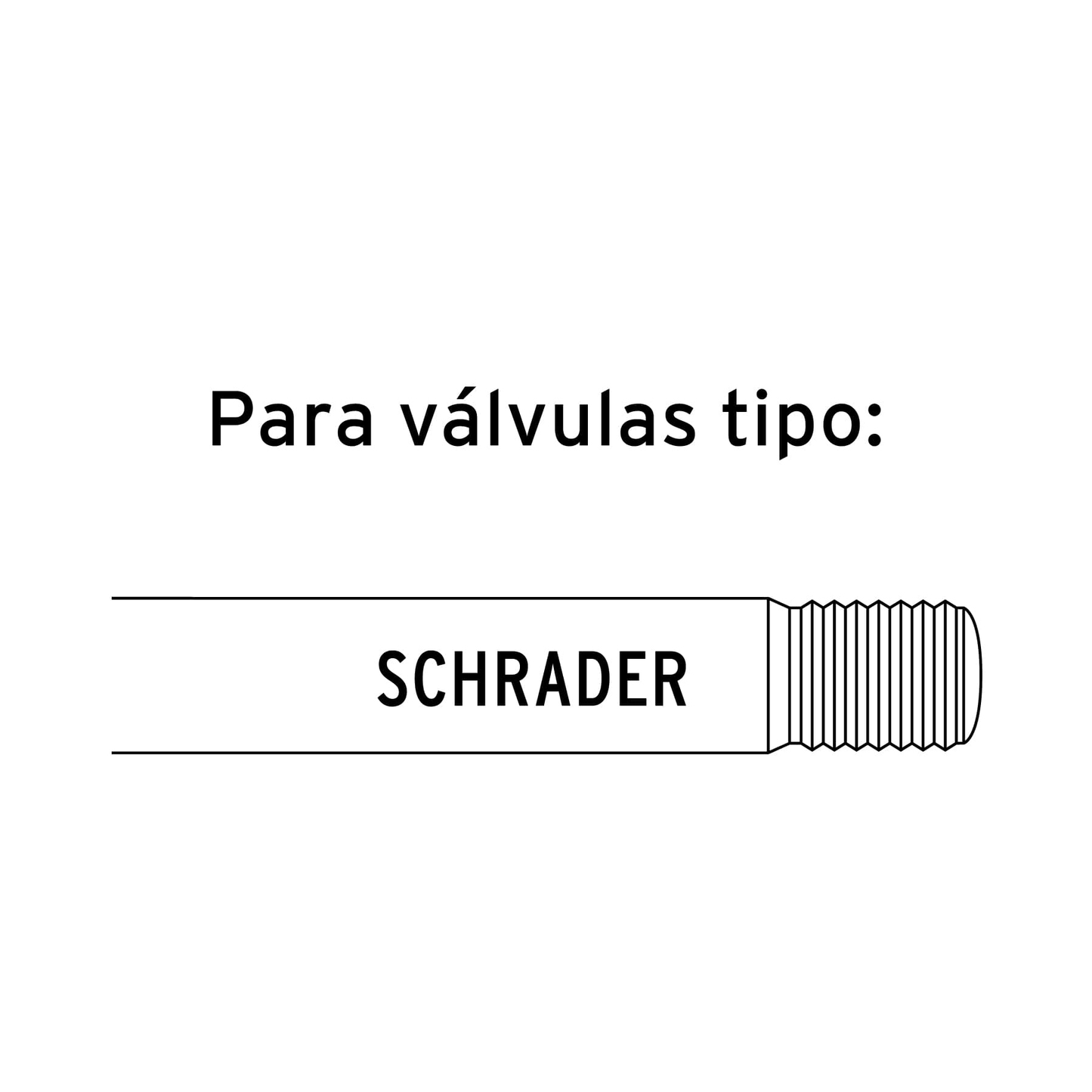 Valvula para inflar 1/4" cabeza doble