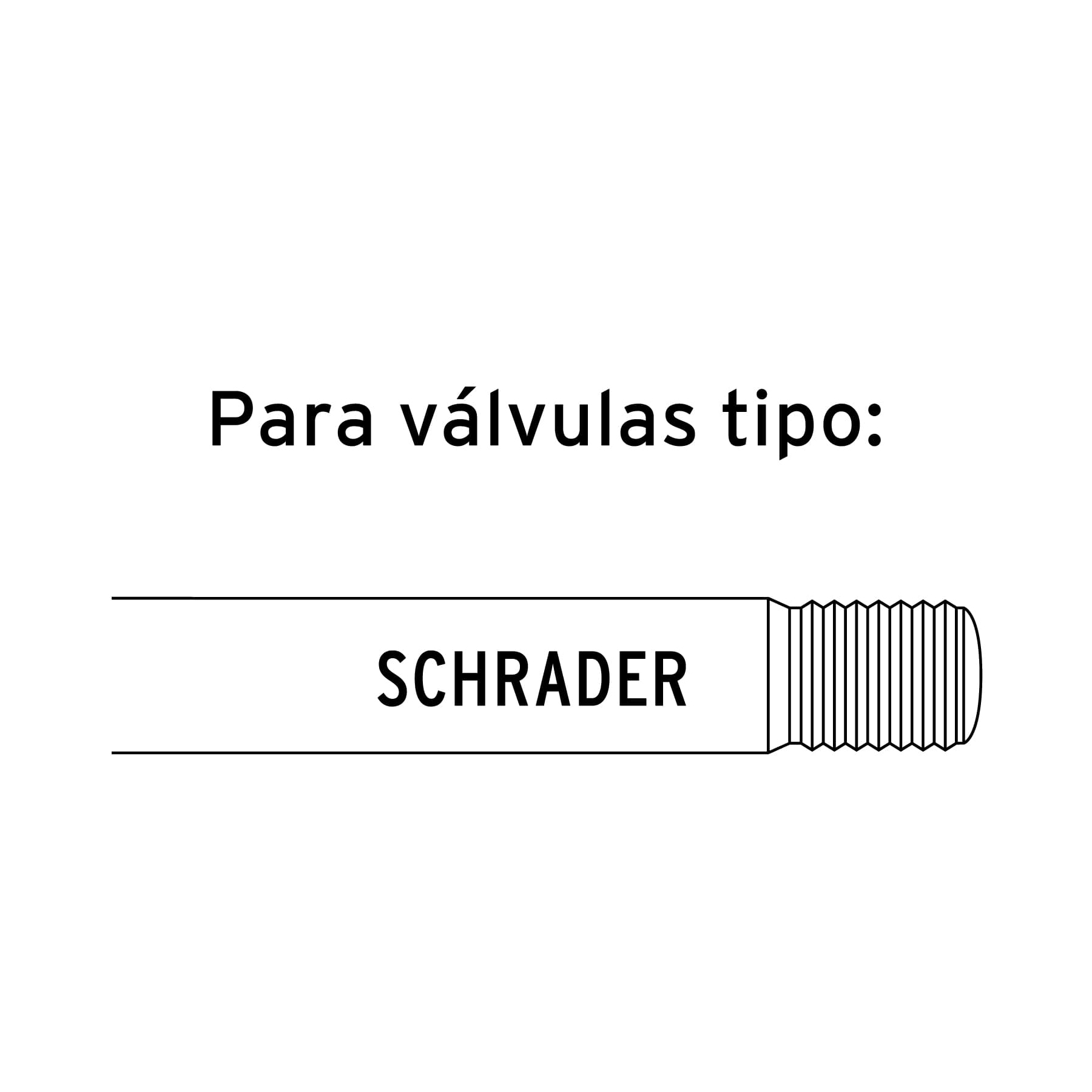Valvula para inflar 1/4" cabeza doble
