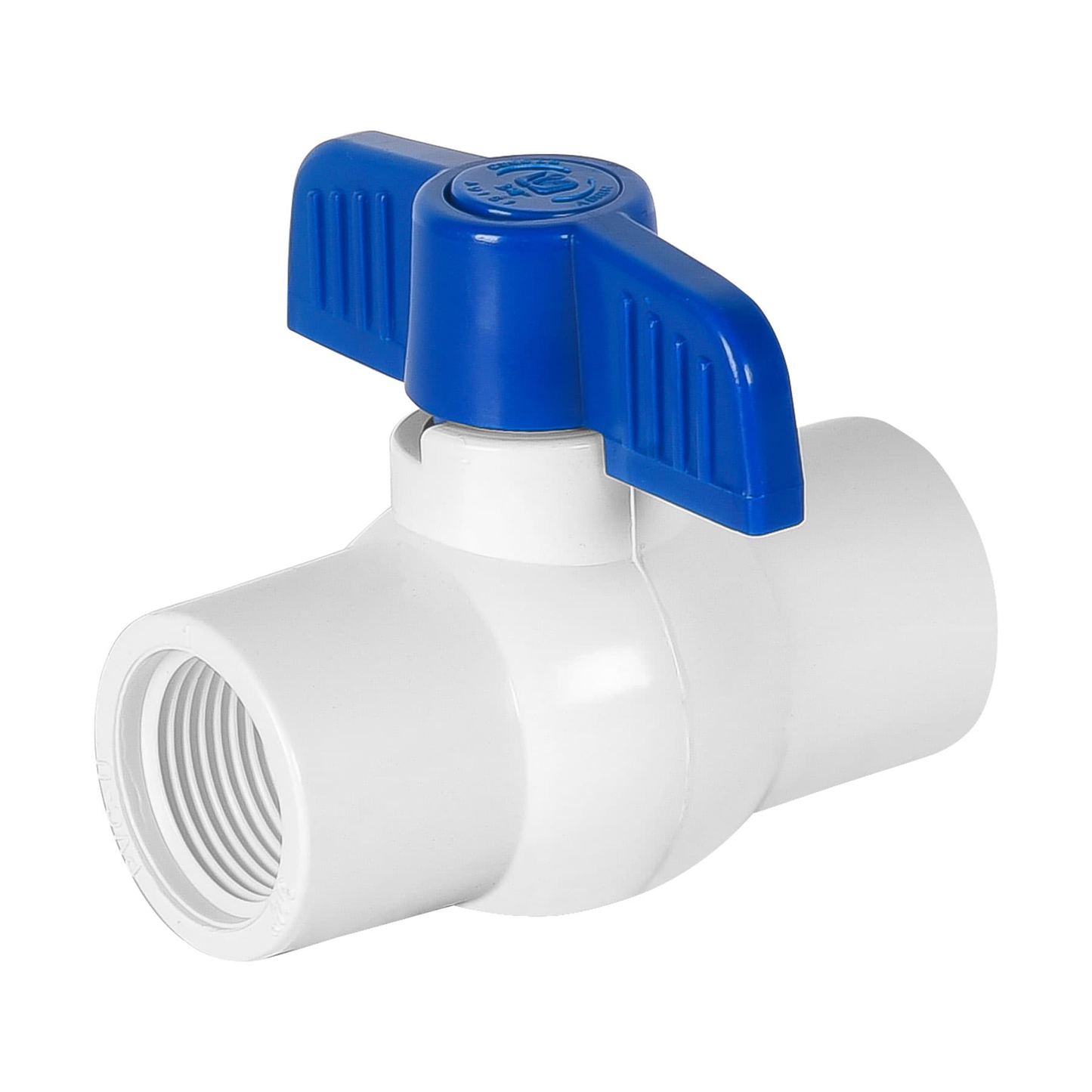 Válvula esfera de pvc, 3/4", roscable
