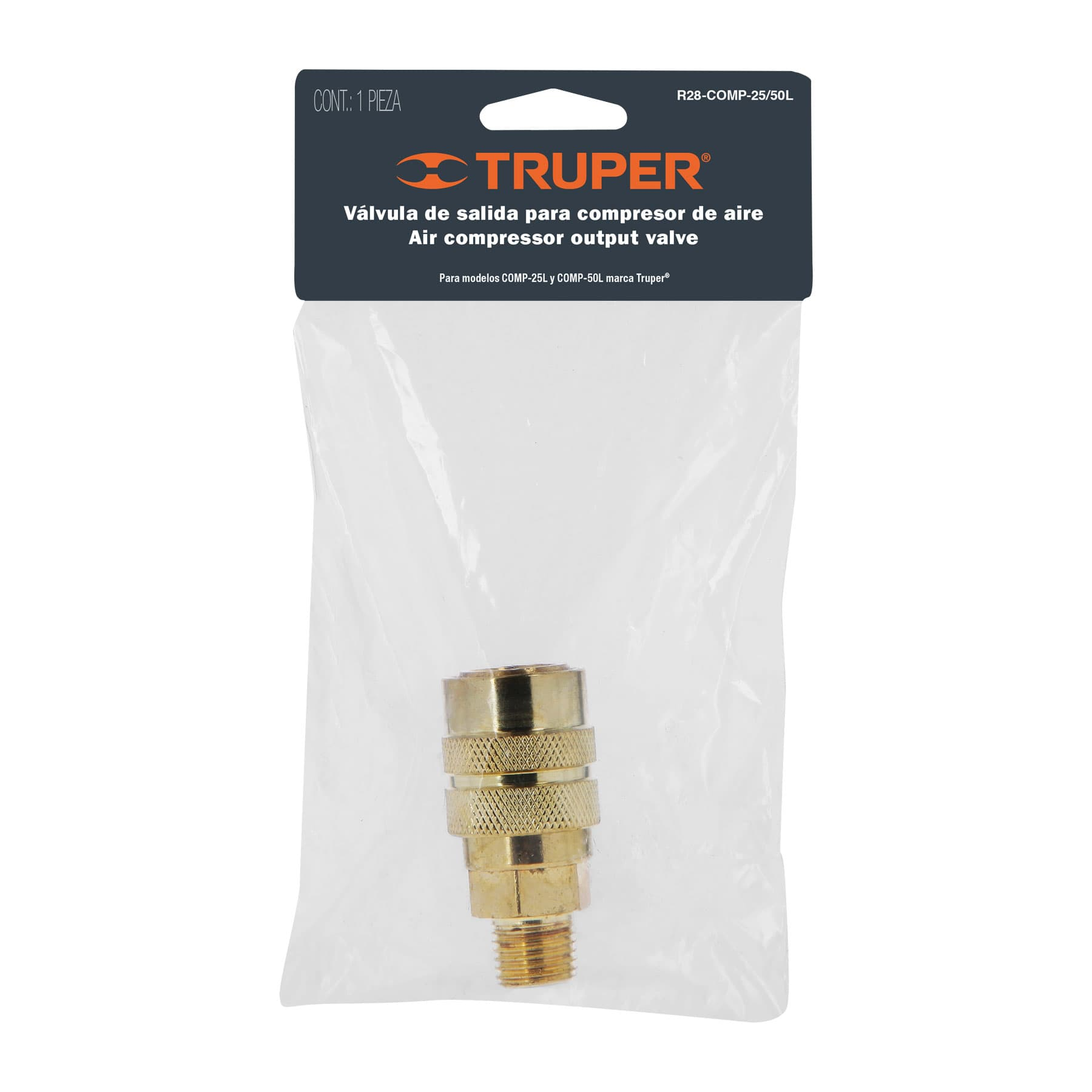 Válvula de salida para compresores 25/50L