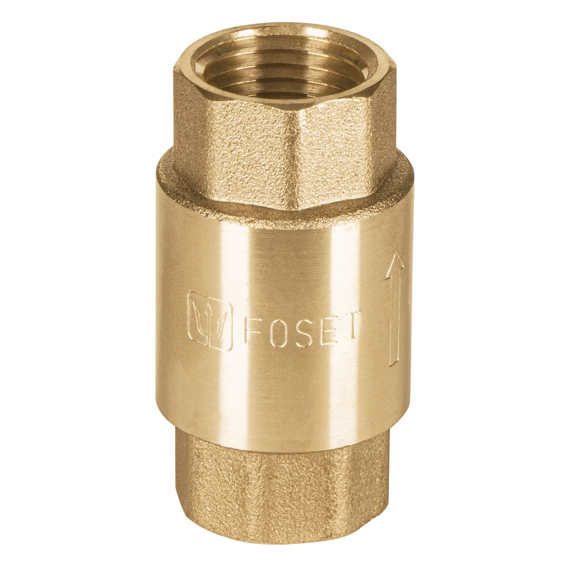 Válvula de retención de latón de 1/2"