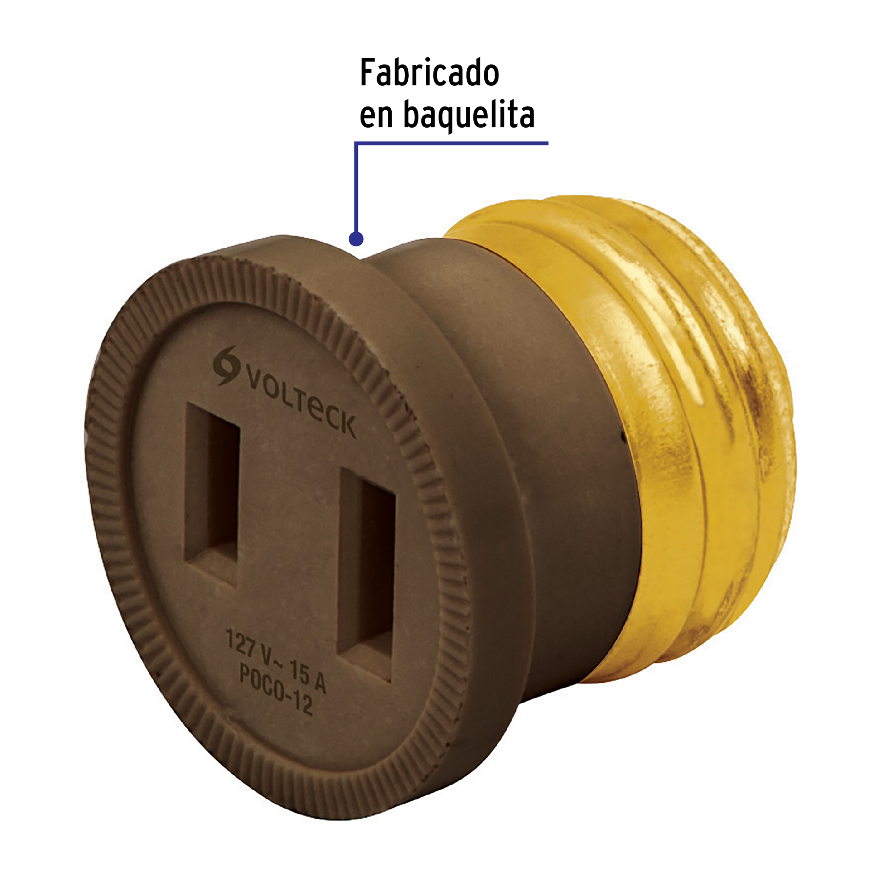Adaptador de portalámpara a contacto
