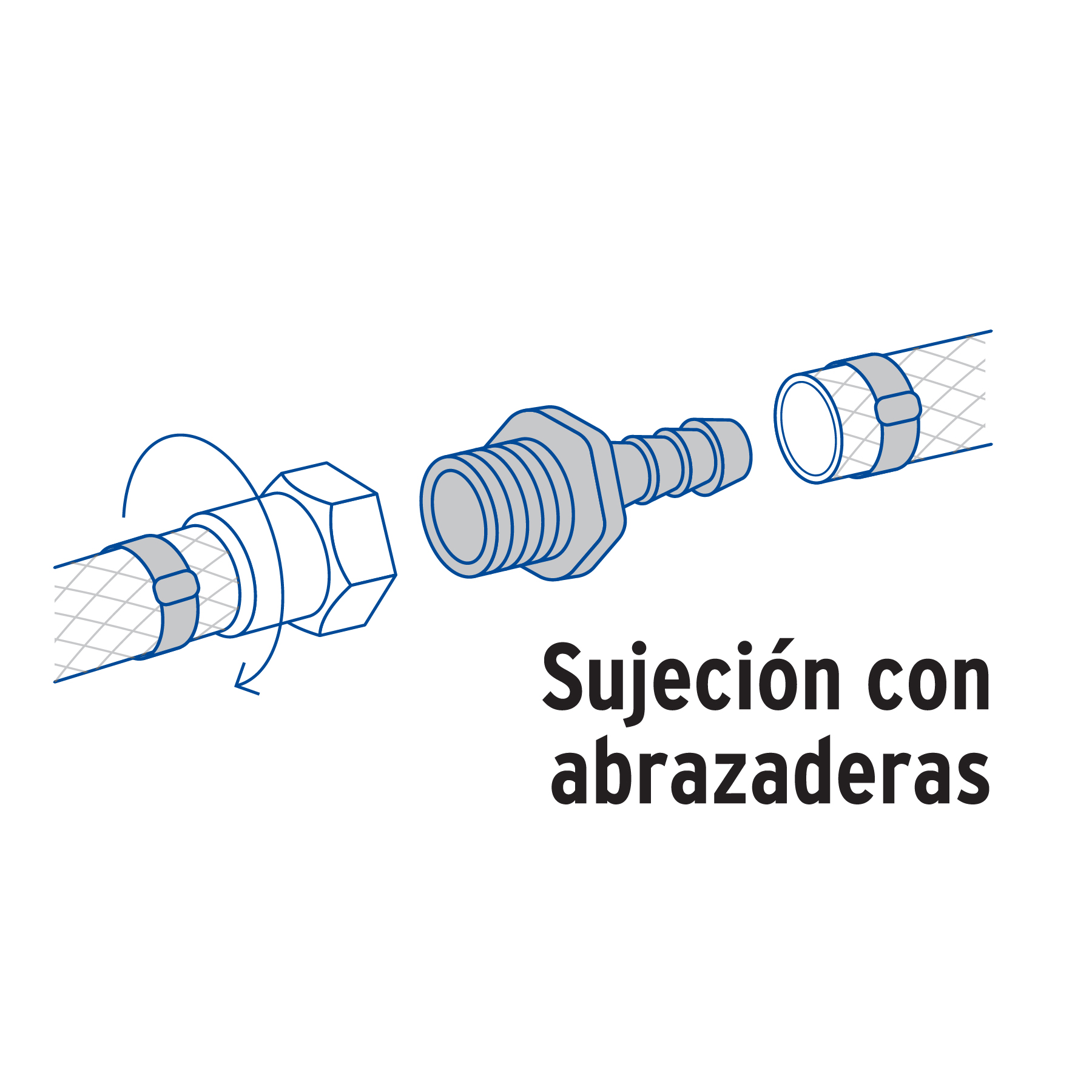 Adaptador inserción rosca exterior, 1x1"