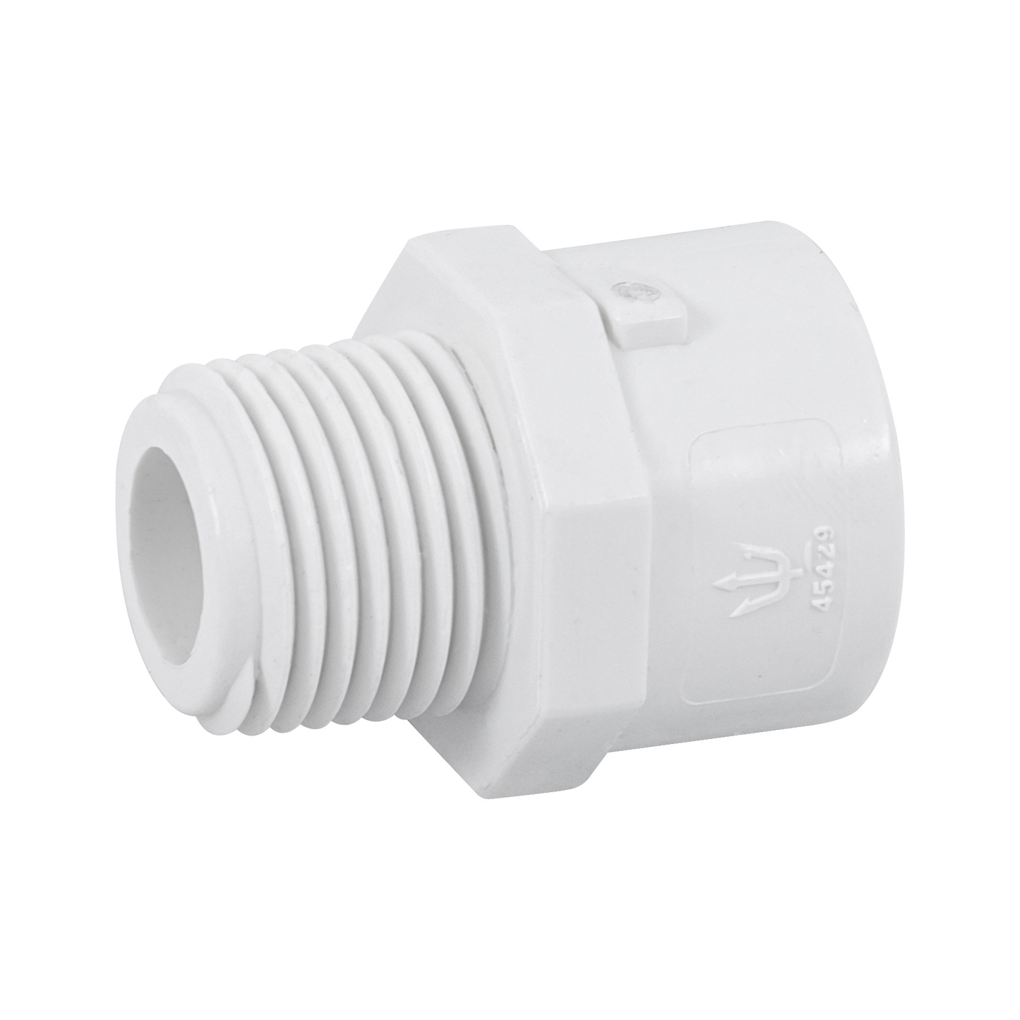 Adaptador macho de PVC 1/2"