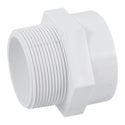 Adaptador macho de PVC de 2", FOSET