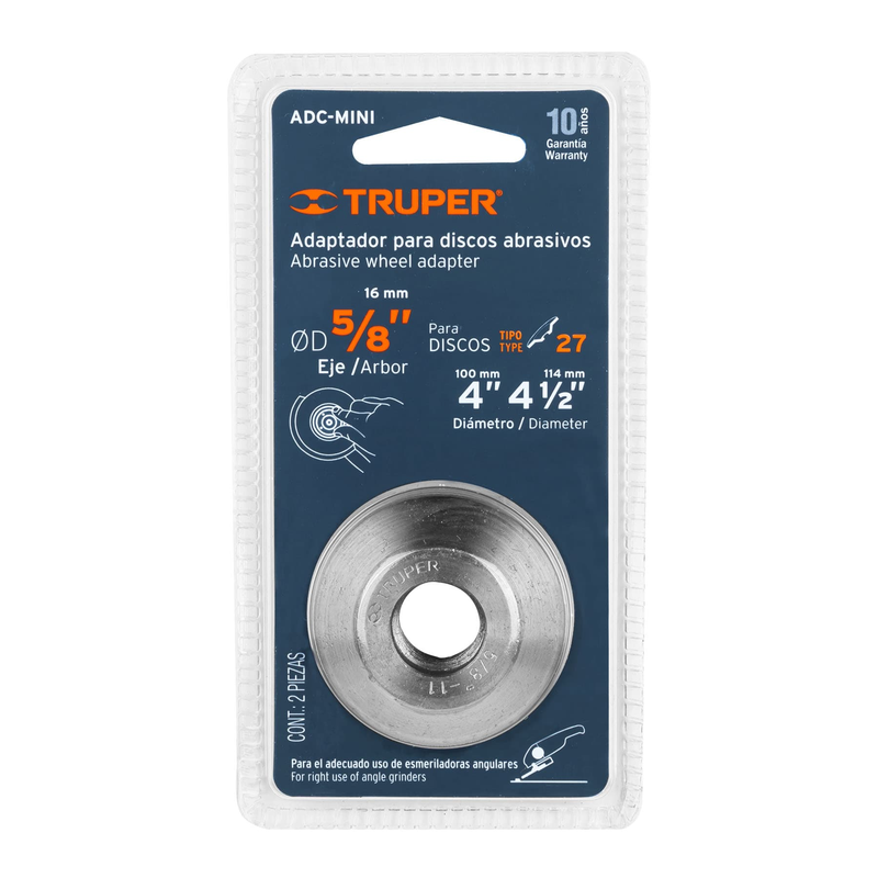 Adaptador para discos de 4 y 4-1/2", tipo 42