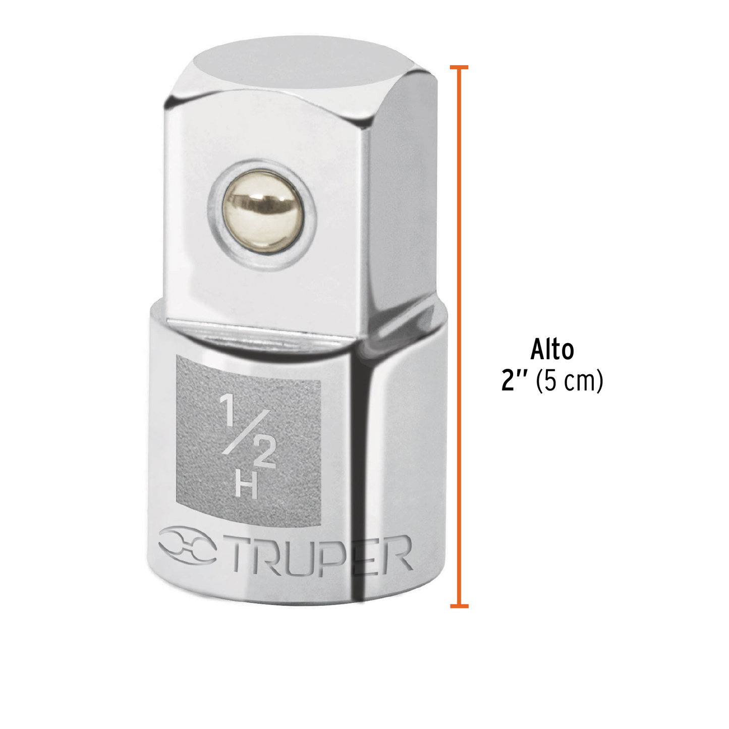 Adaptador para matraca de cuadro 1/2" a cuadro 3/4"