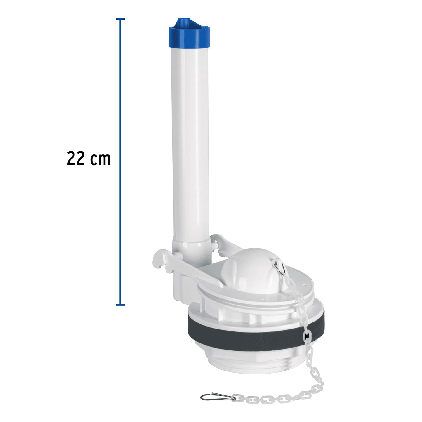 Válvula de descarga de plástico para tanque bajo 3"
