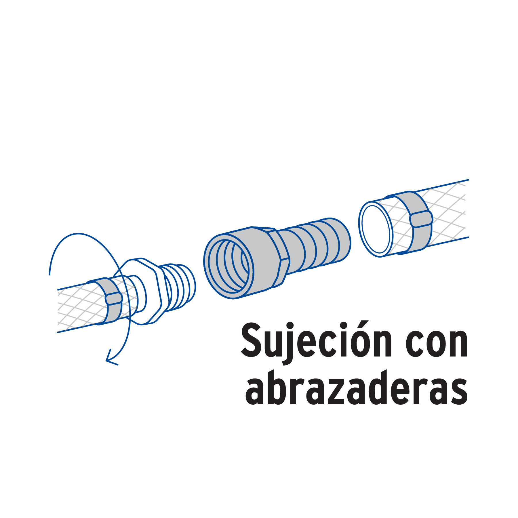 Adaptador para poliducto, 1", hembra