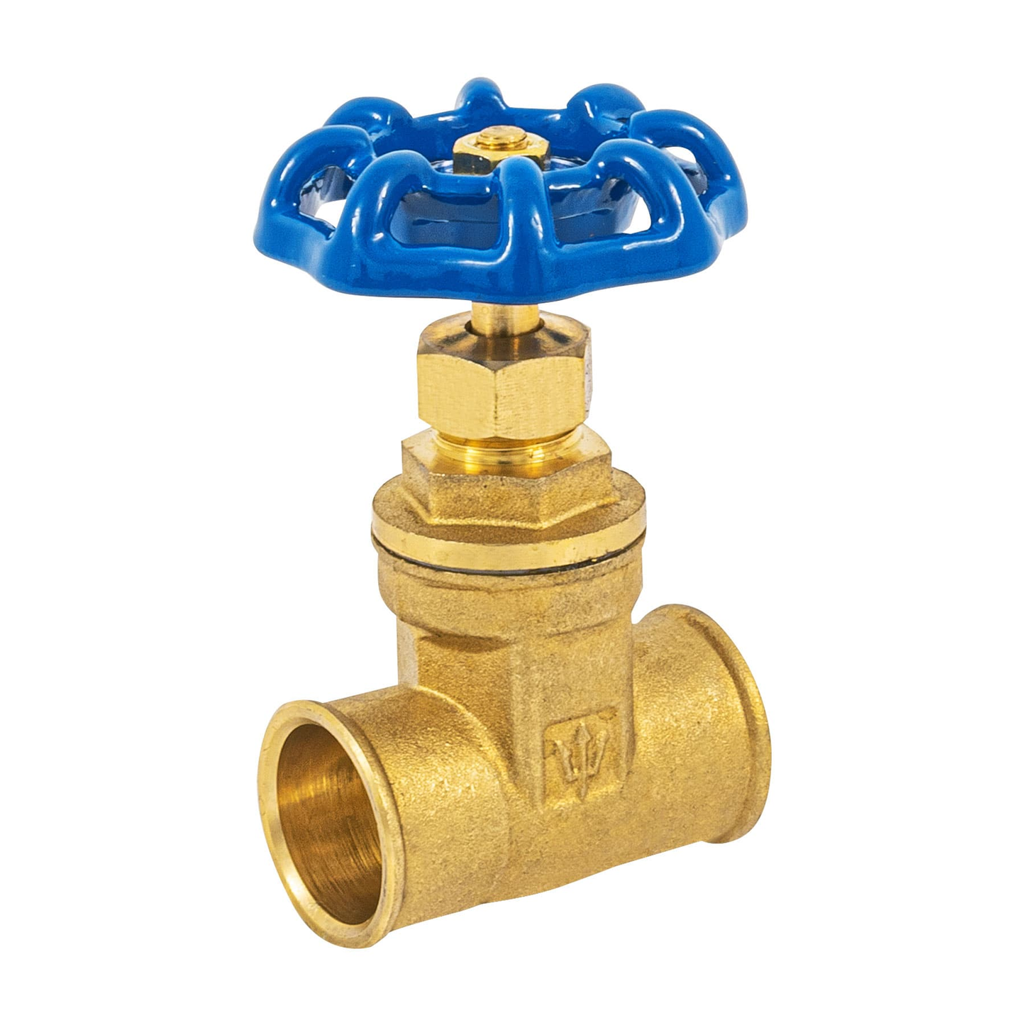 Válvula de compuerta de latón soldable de 3/4"