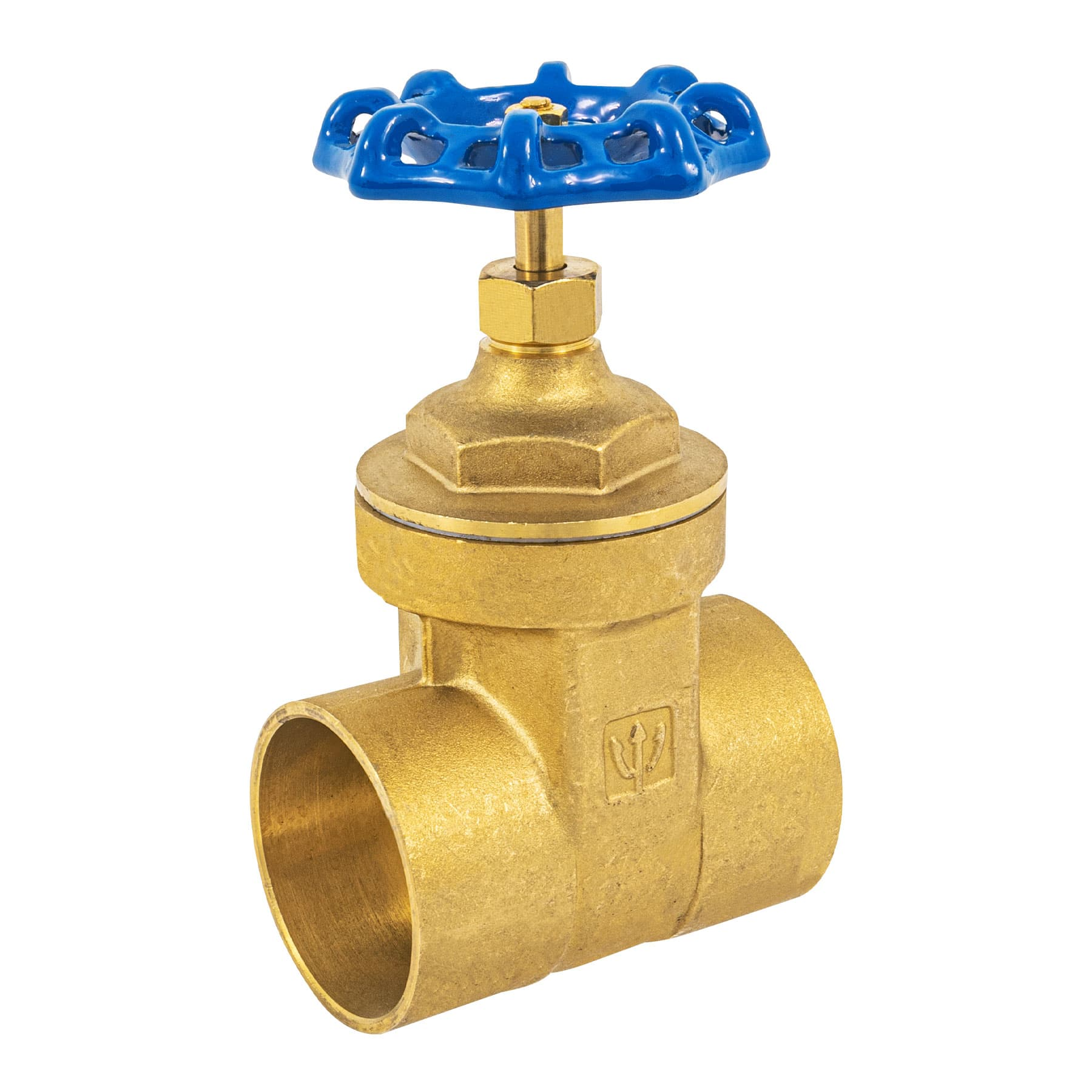 Válvula de compuerta de latón soldable de 2"