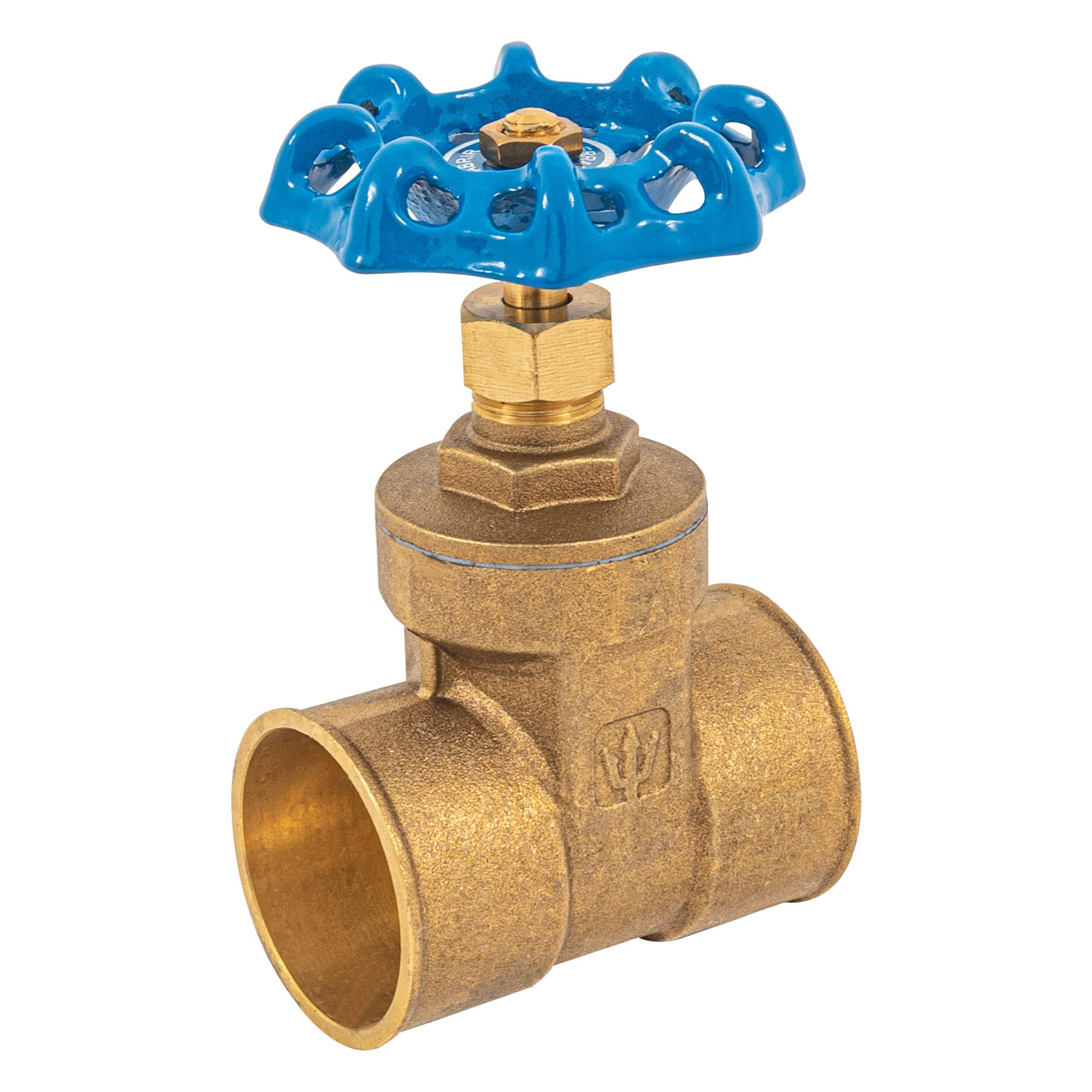 Válvula de compuerta de latón soldable de 1 1/2"