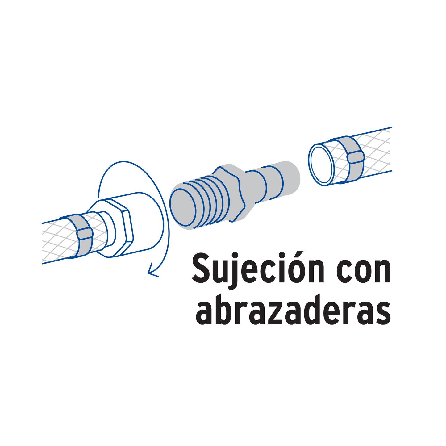 Adaptador para poliducto, 3/4", macho