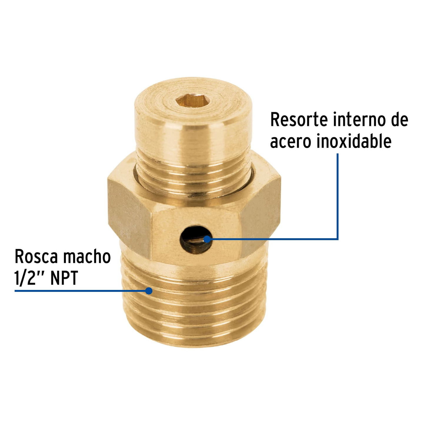 Válvula de alivio 1/2"