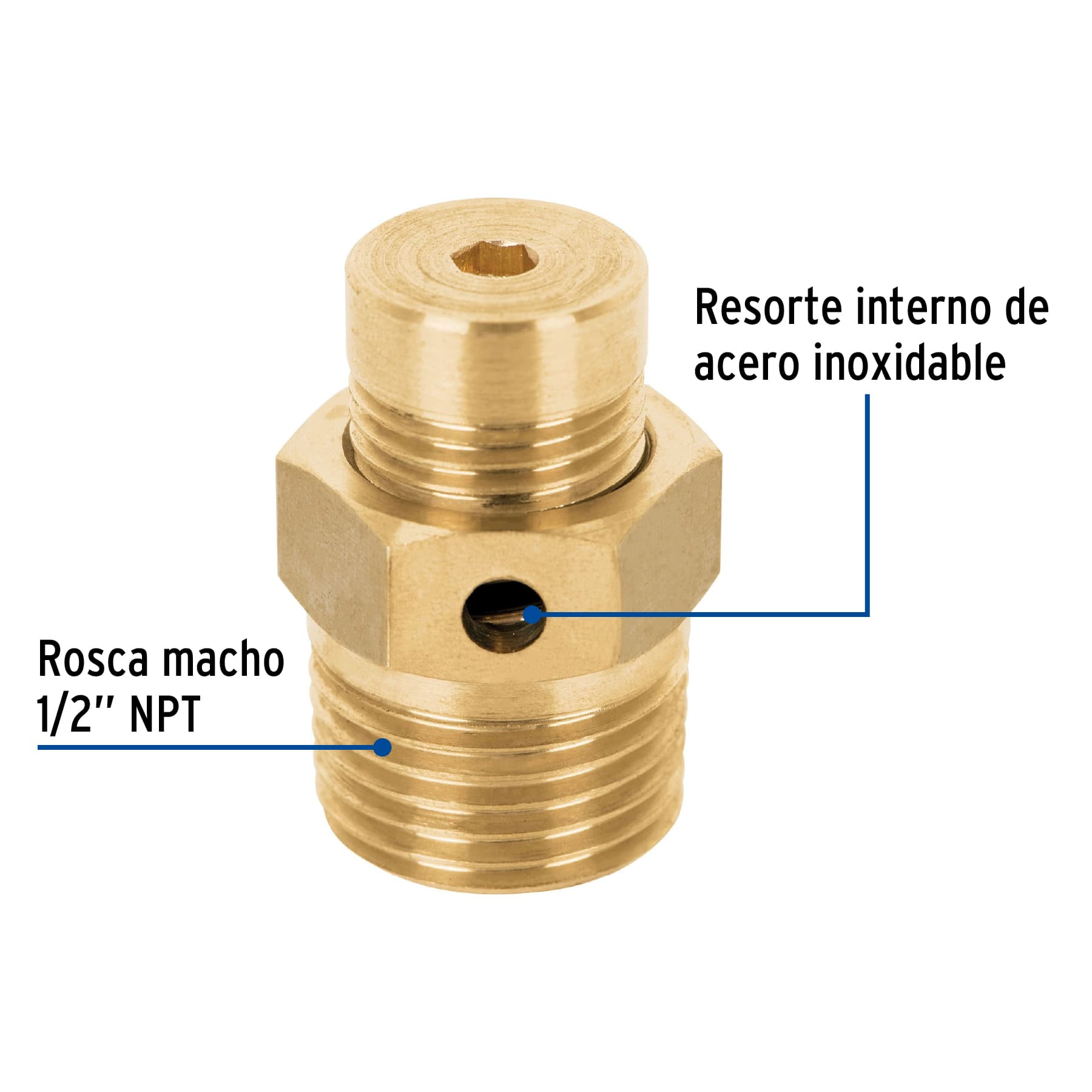 Válvula de alivio 1/2"