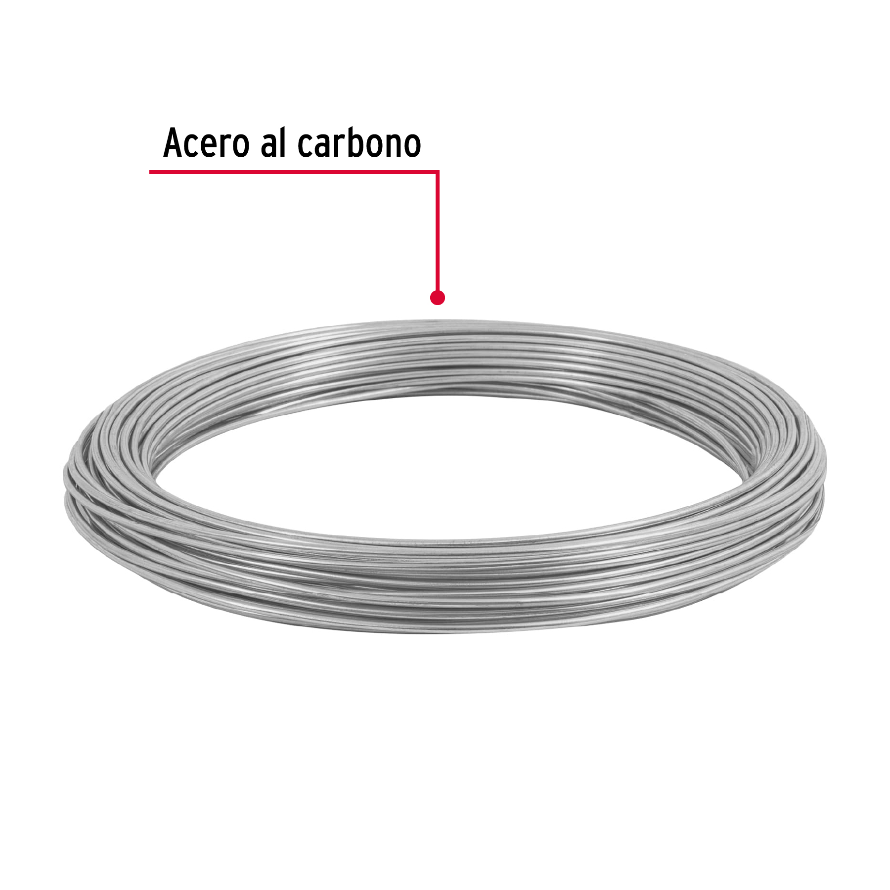 Alambre galvanizado, calibre 12.5