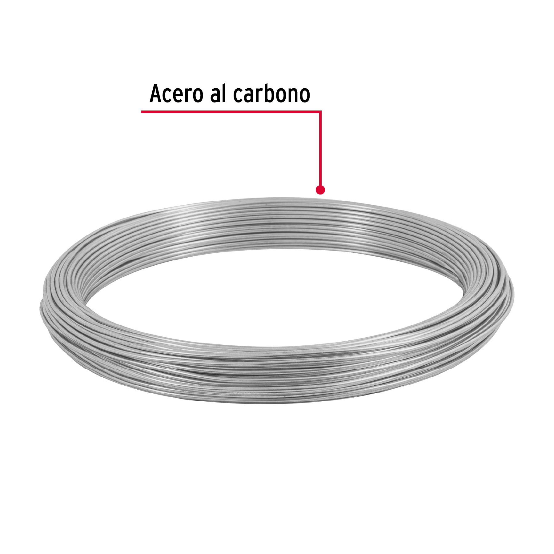 Alambre galvanizado, calibre 14.5