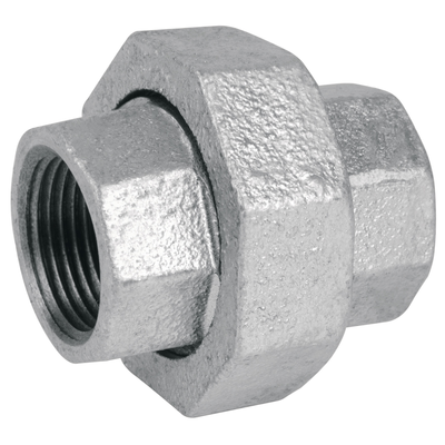 Tuerca unión, acero galvanizado, 3/4"
