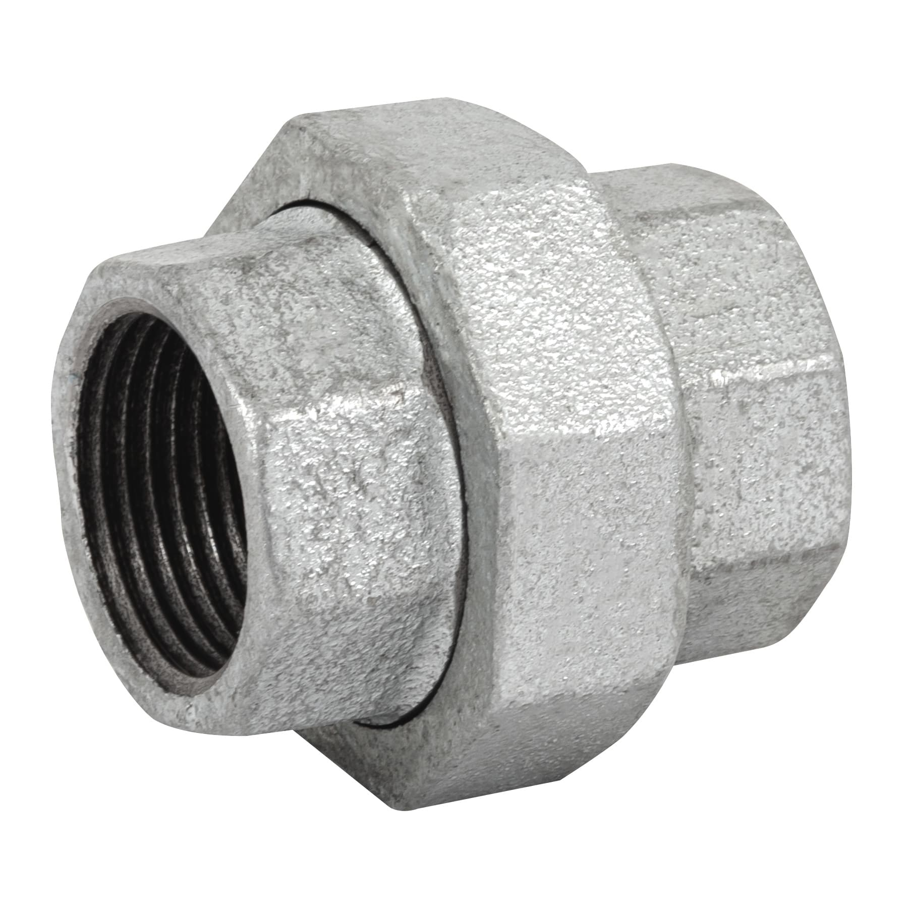 Tuerca unión, acero galvanizado, 1"