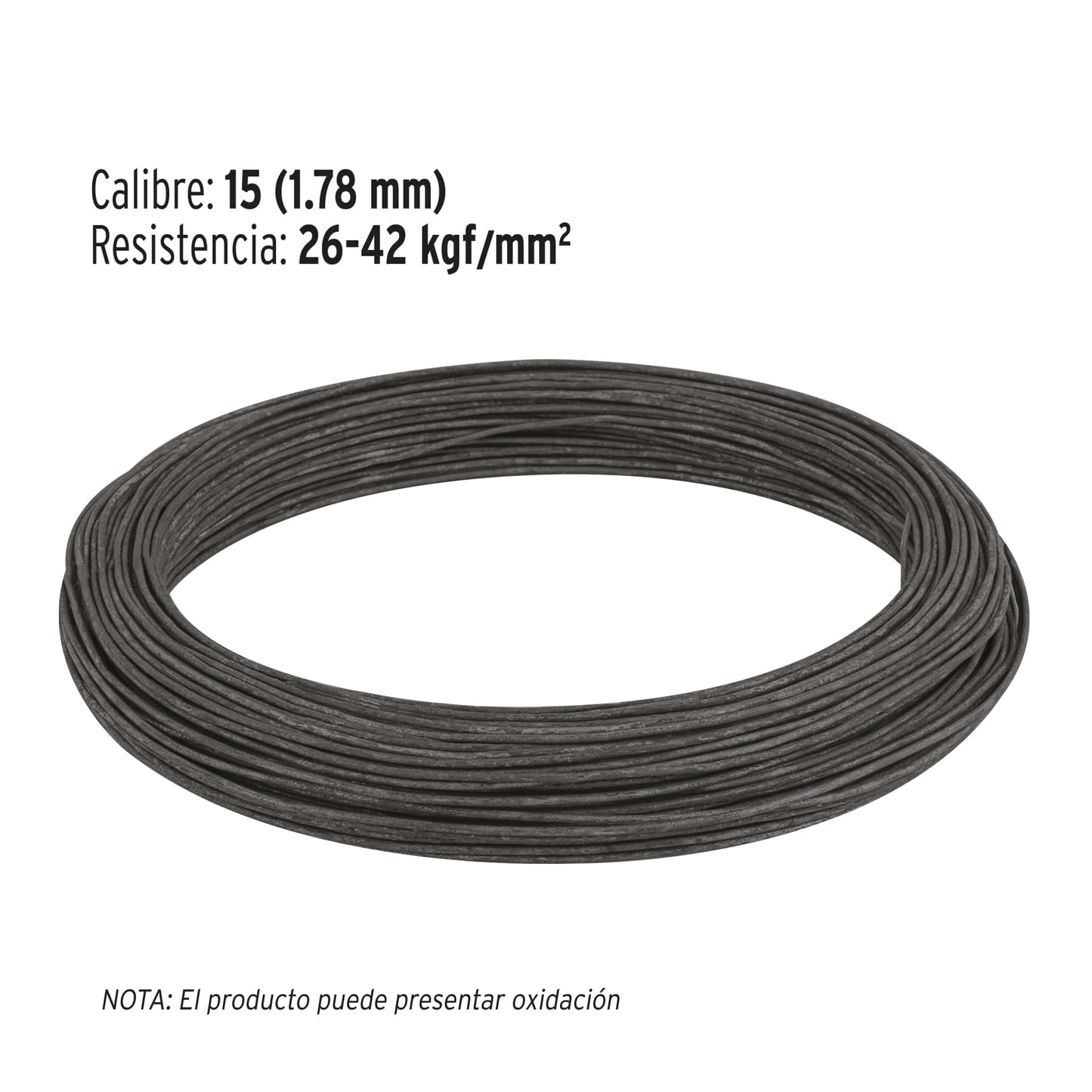 Alambre recocido, calibre 15, 1 kg