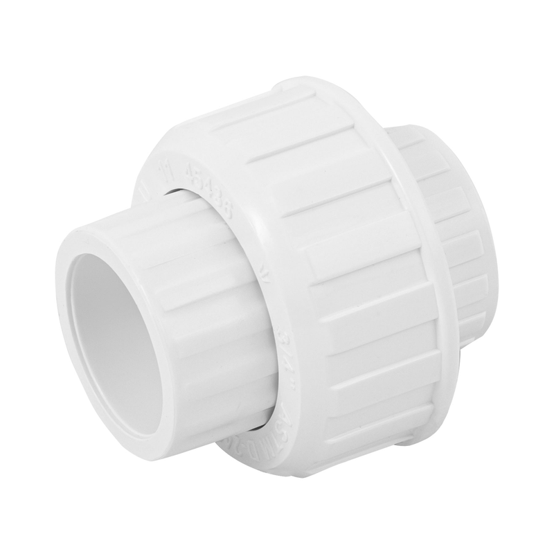 Tuerca unión lisa de PVC, 3/4"