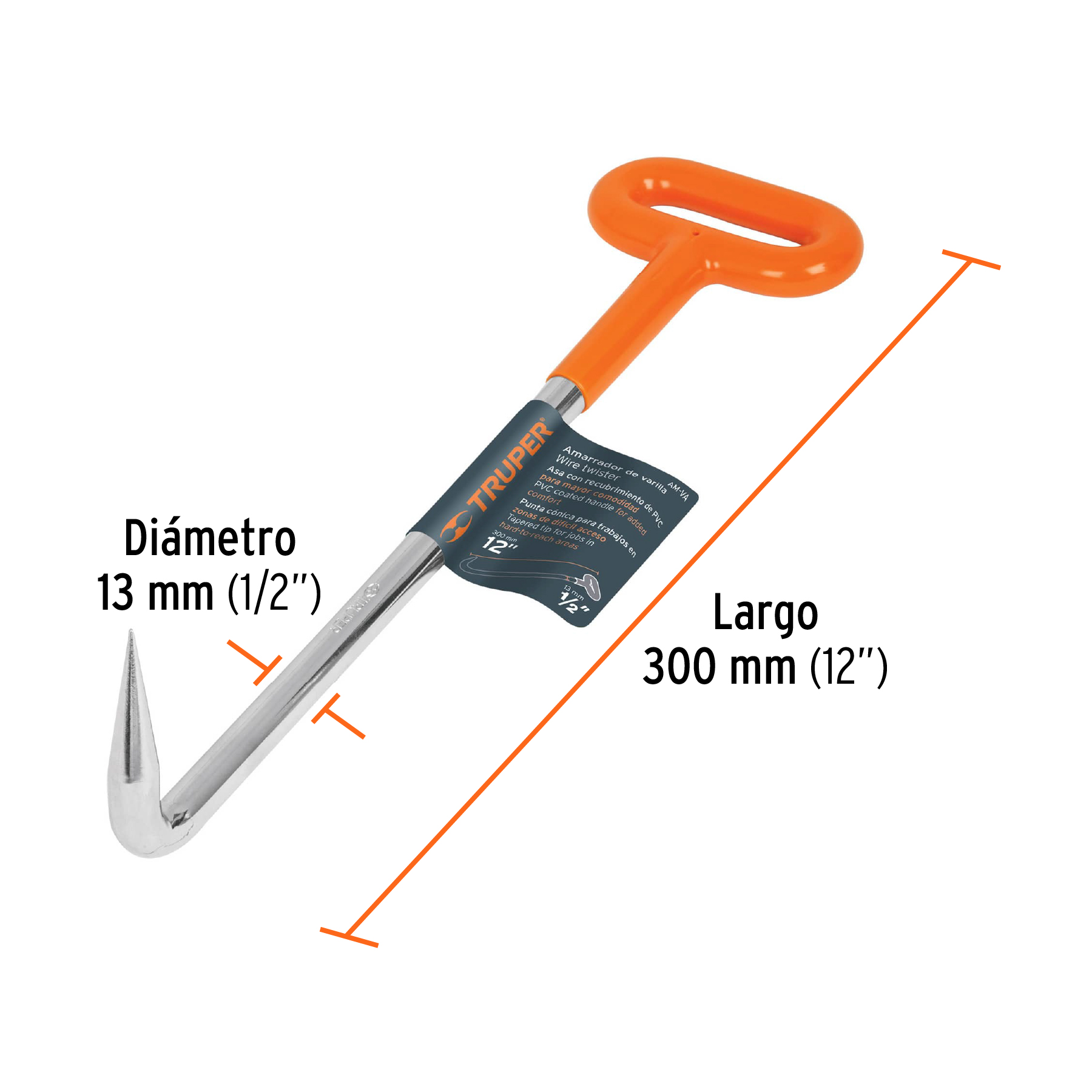 Amarrador de varillas con grip