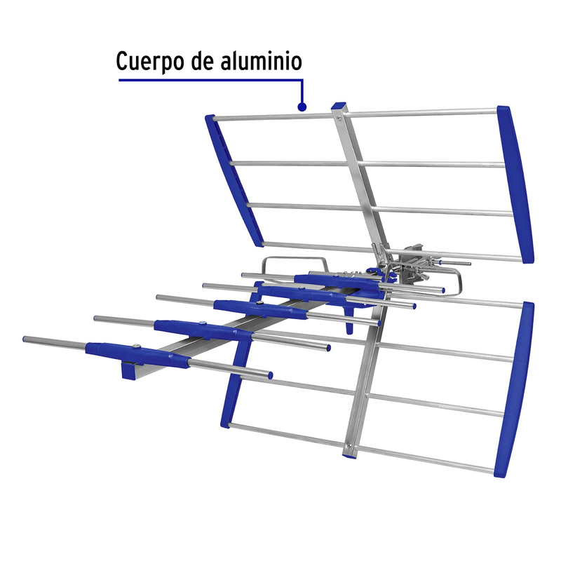 Antena aérea para exterior, 8 elementos