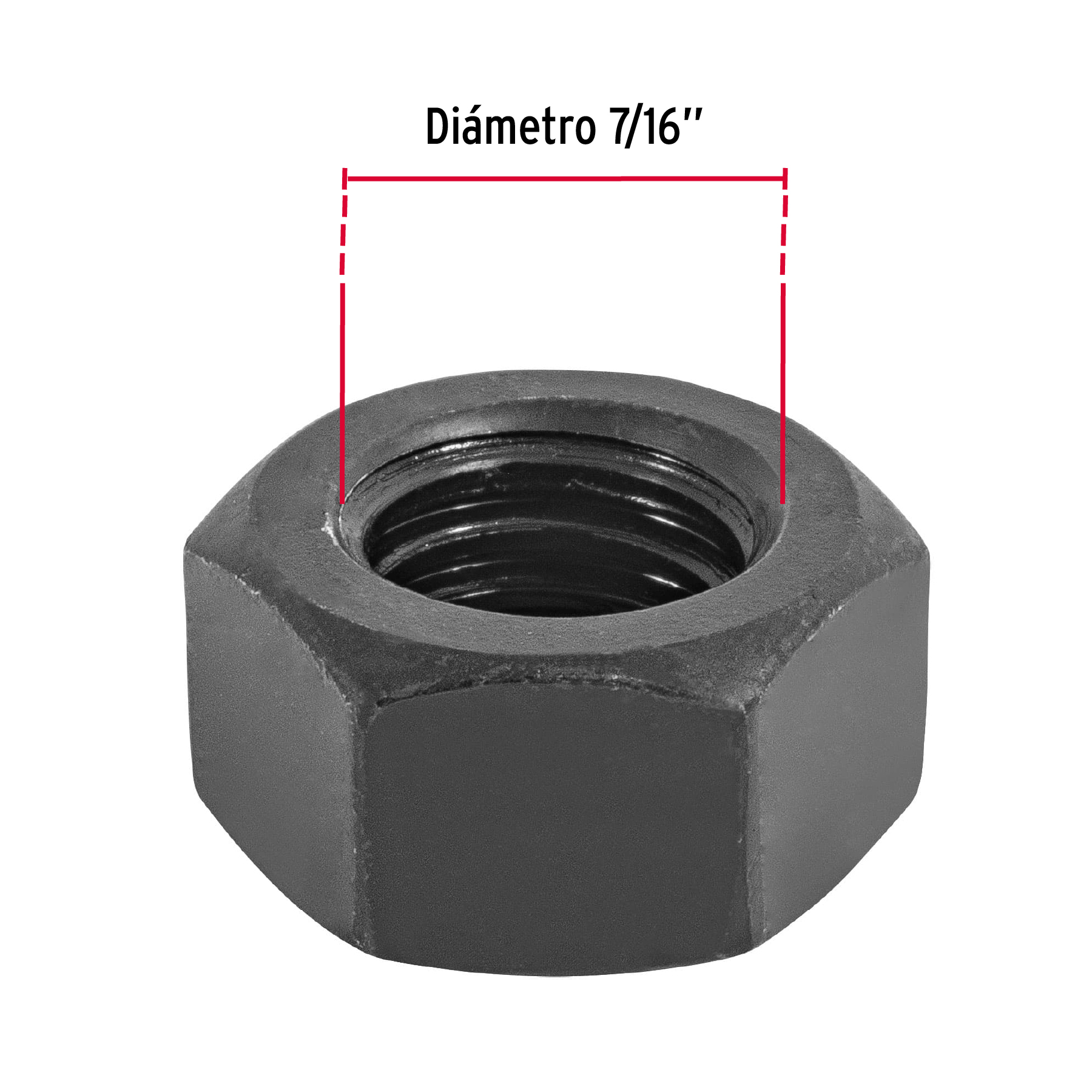 Tuerca grado 5, 7/16"