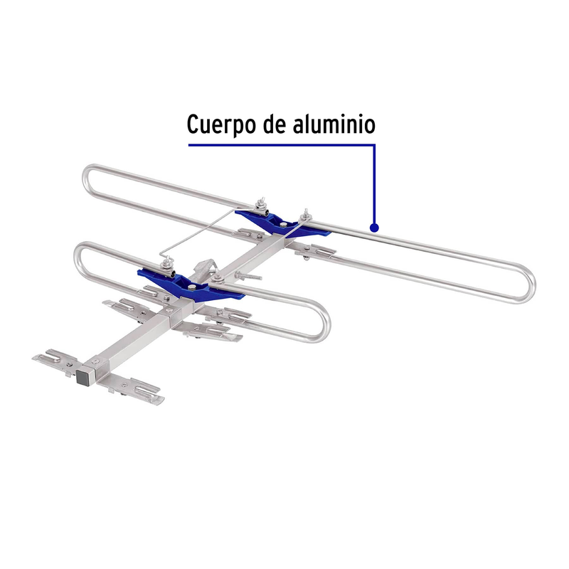 Antena aérea para tv, tipo dura oro de 4 elementos
