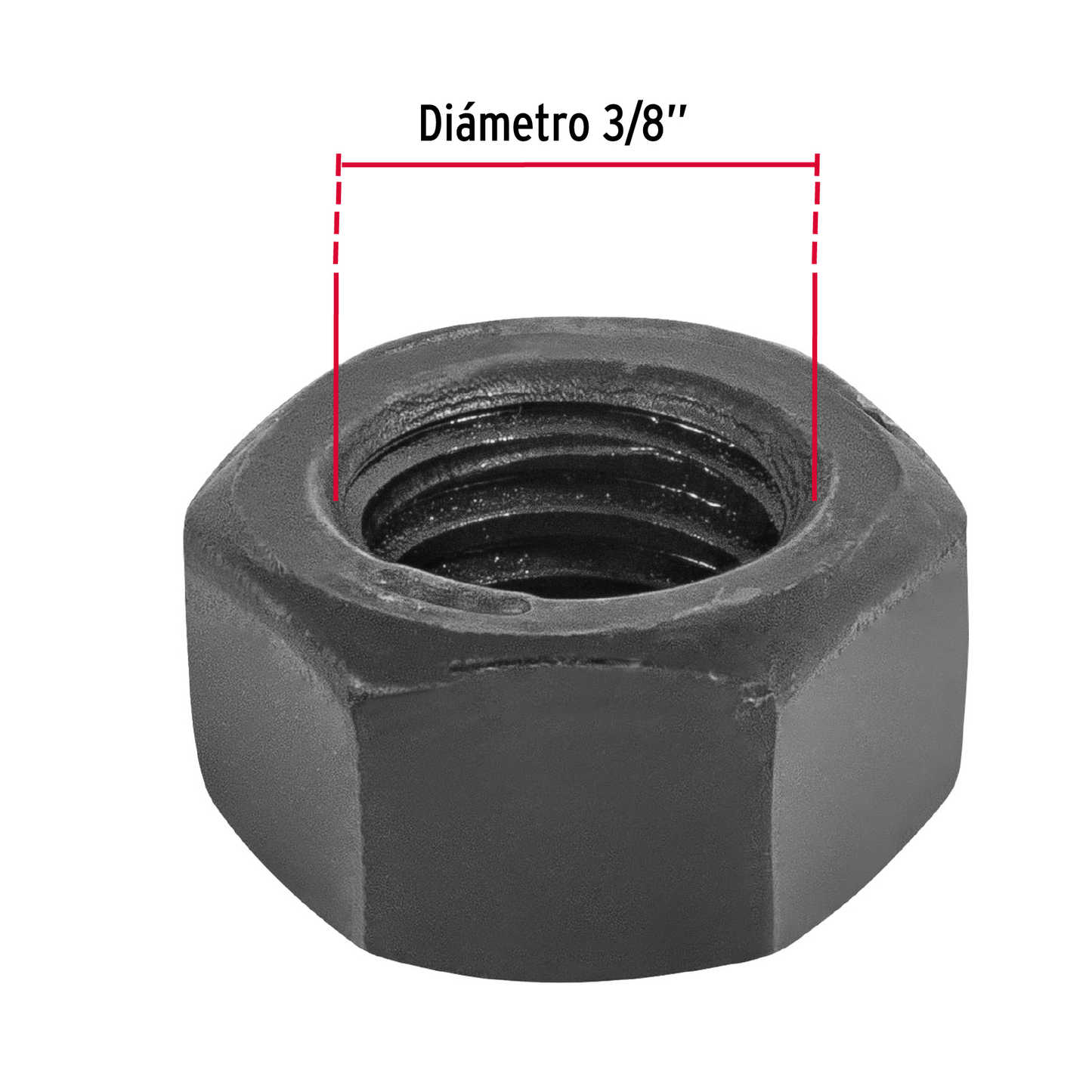 Tuerca grado 5, 3/8"