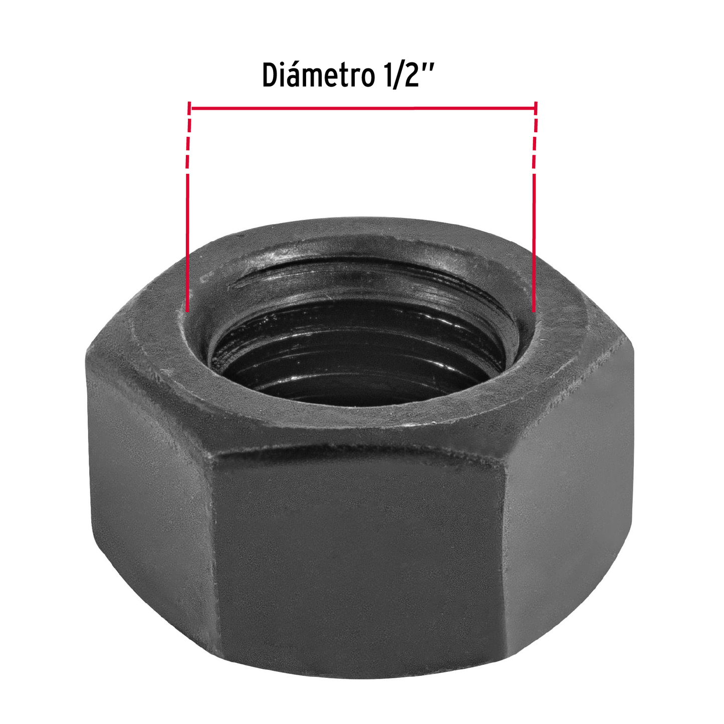 Tuerca grado 5, 1/2"