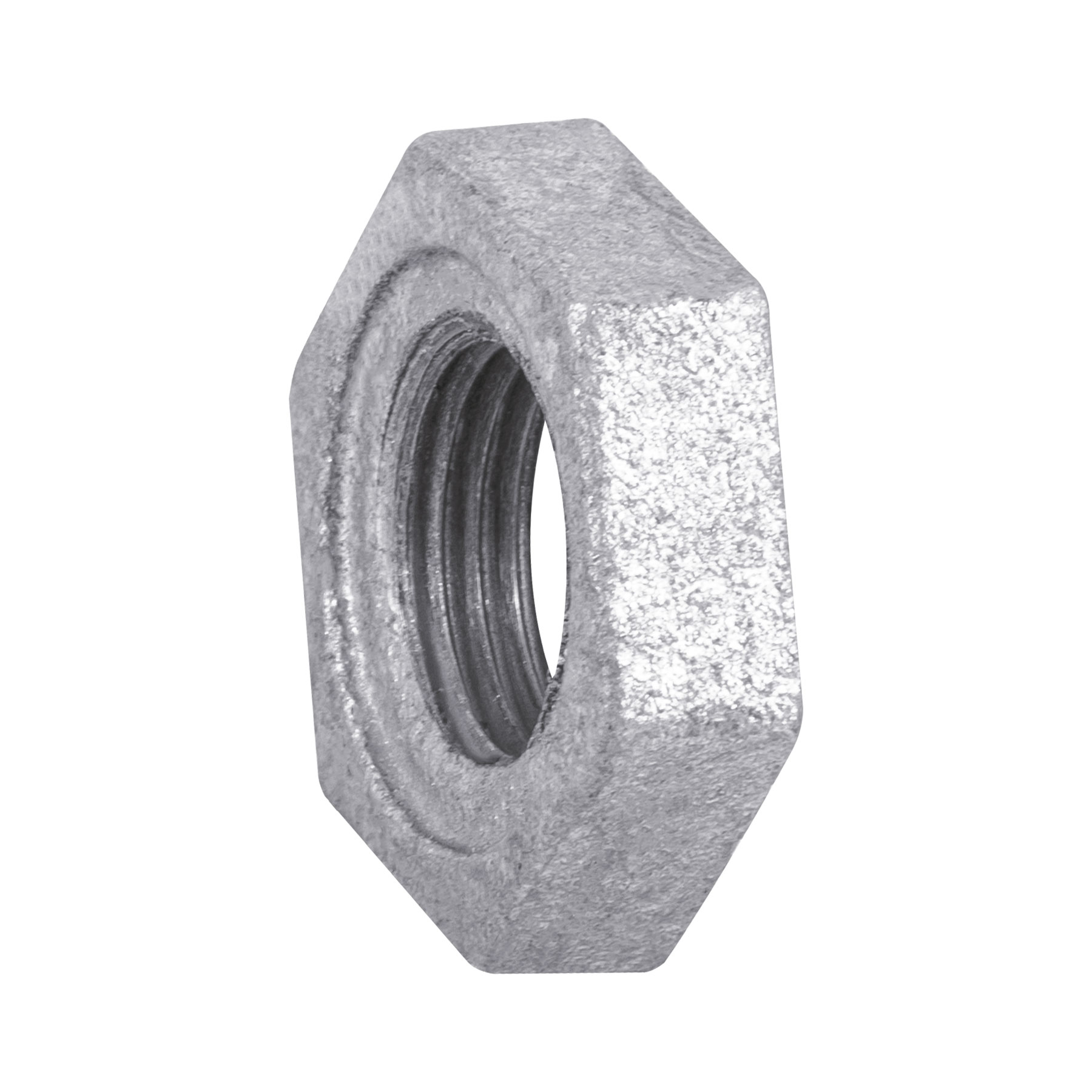Tuerca de presión, acero galvanizado, 1/2"