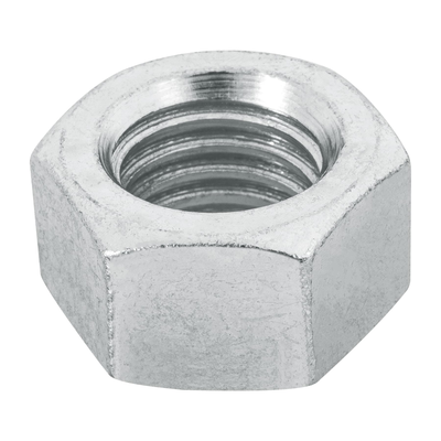 Tuerca de acero galvanizado hexagonal de 5/8", 25 pzas