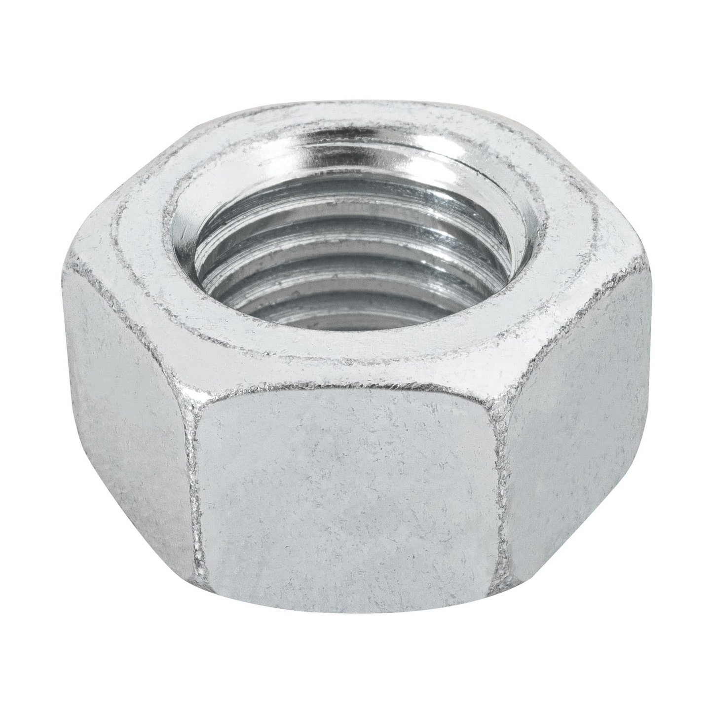 Tuerca de acero galvanizado hexagonal de 3/4", 15 pzas