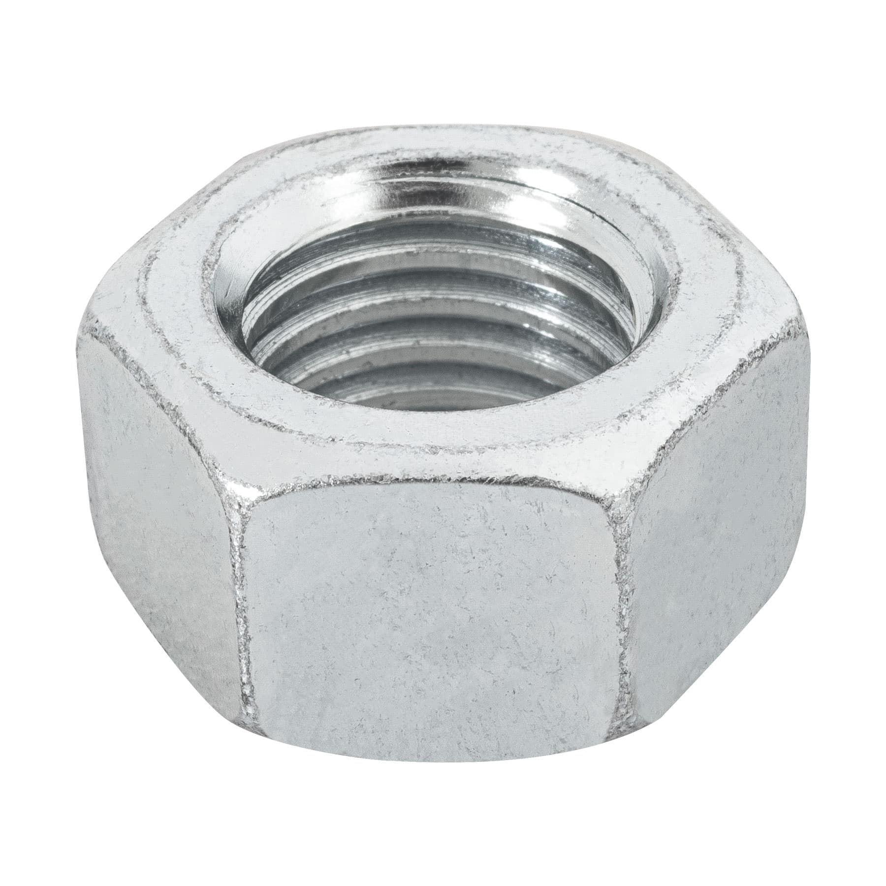 Tuerca de acero galvanizado hexagonal de 3/4", 15 pzas