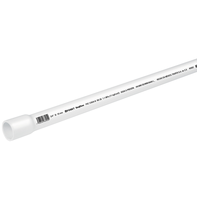 Tubo hidráulico PVC, 3/4", RD 26, 3 metros