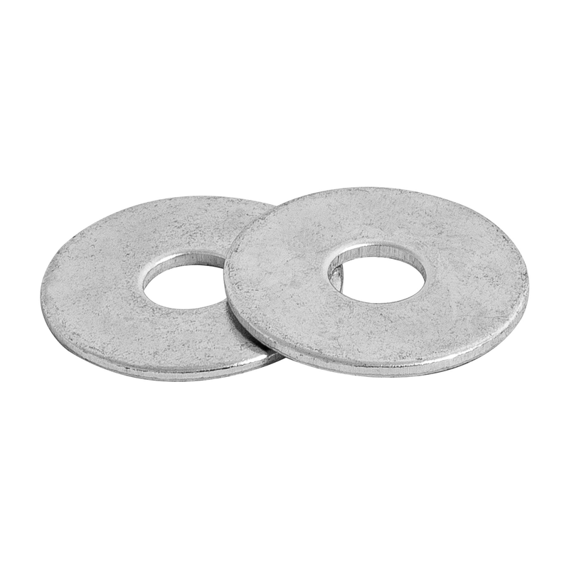 Arandela de acero galvanizado de 1/4", bolsa de 1 kg
