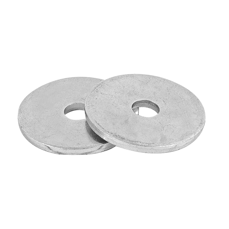 Arandela de acero galvanizado de 1/8", bolsa de 1 kg