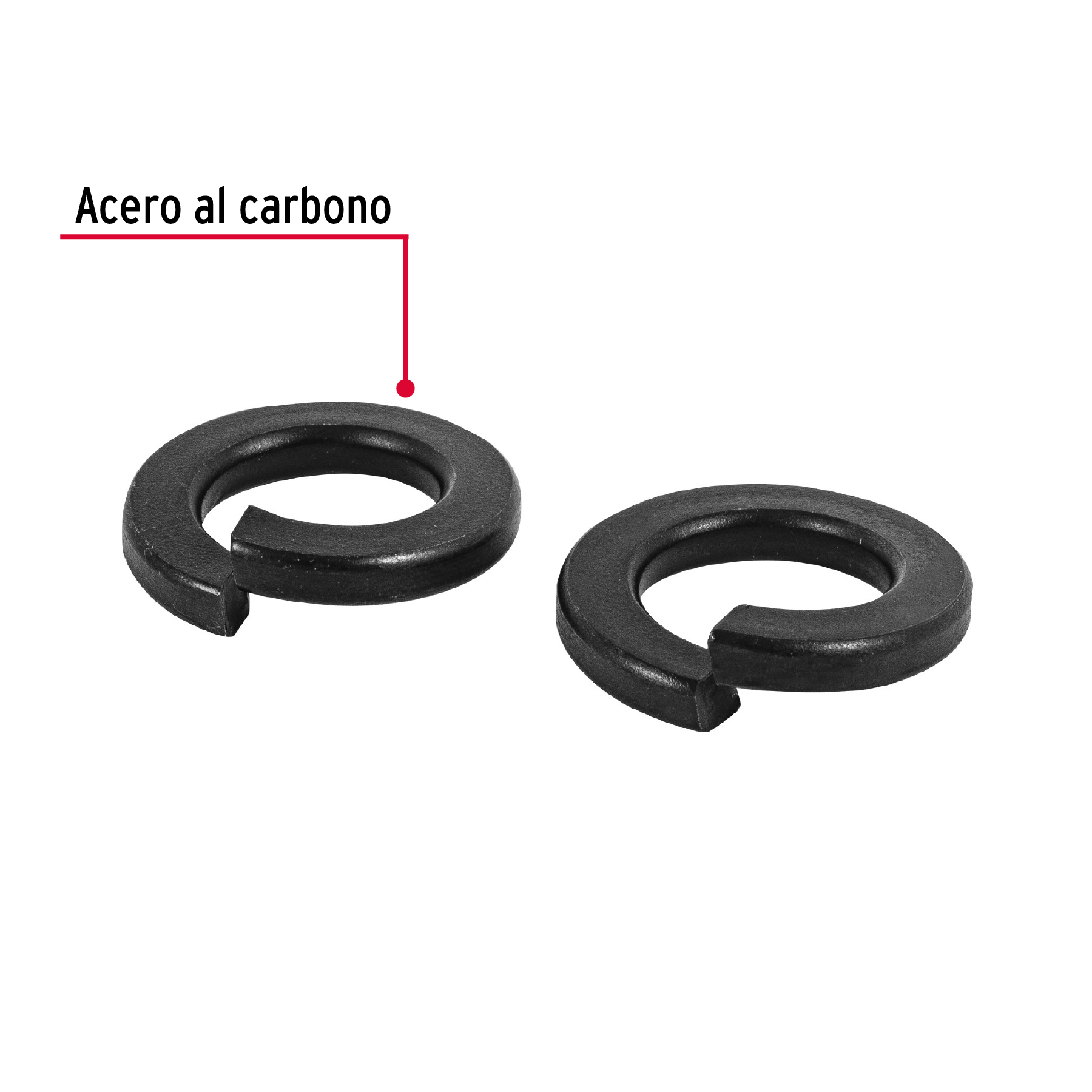 Arandela de presión, 1/2", bolsa 100 piezas