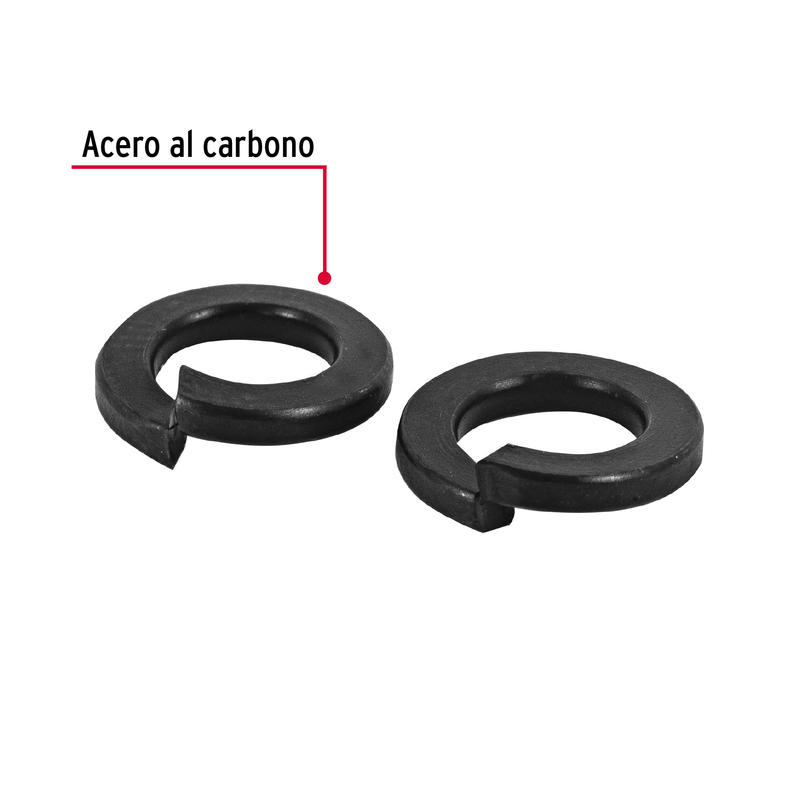 Arandela de presión, 1/8", bolsa 300 piezas