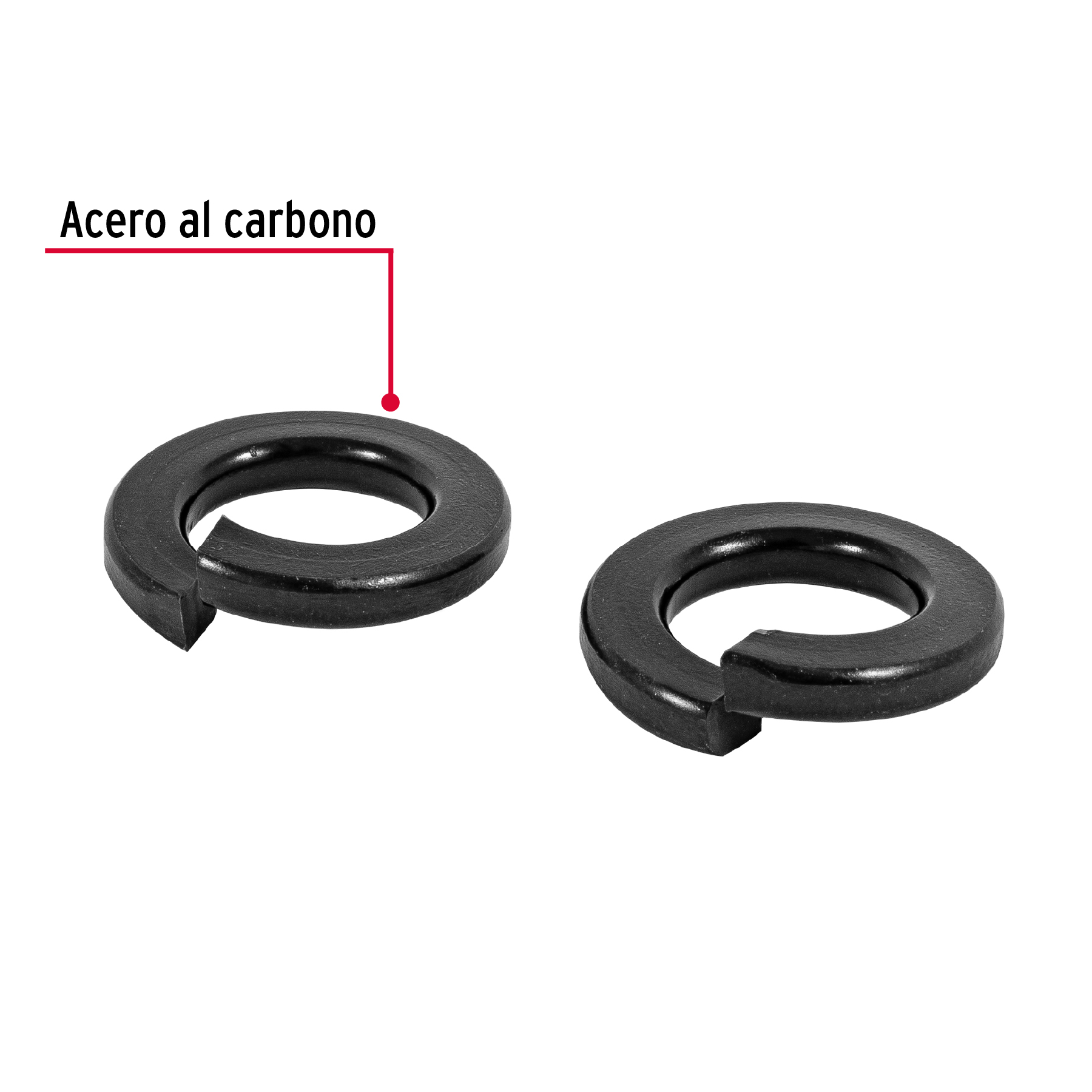 Arandela de presión, 3/8", bolsa 150 piezas