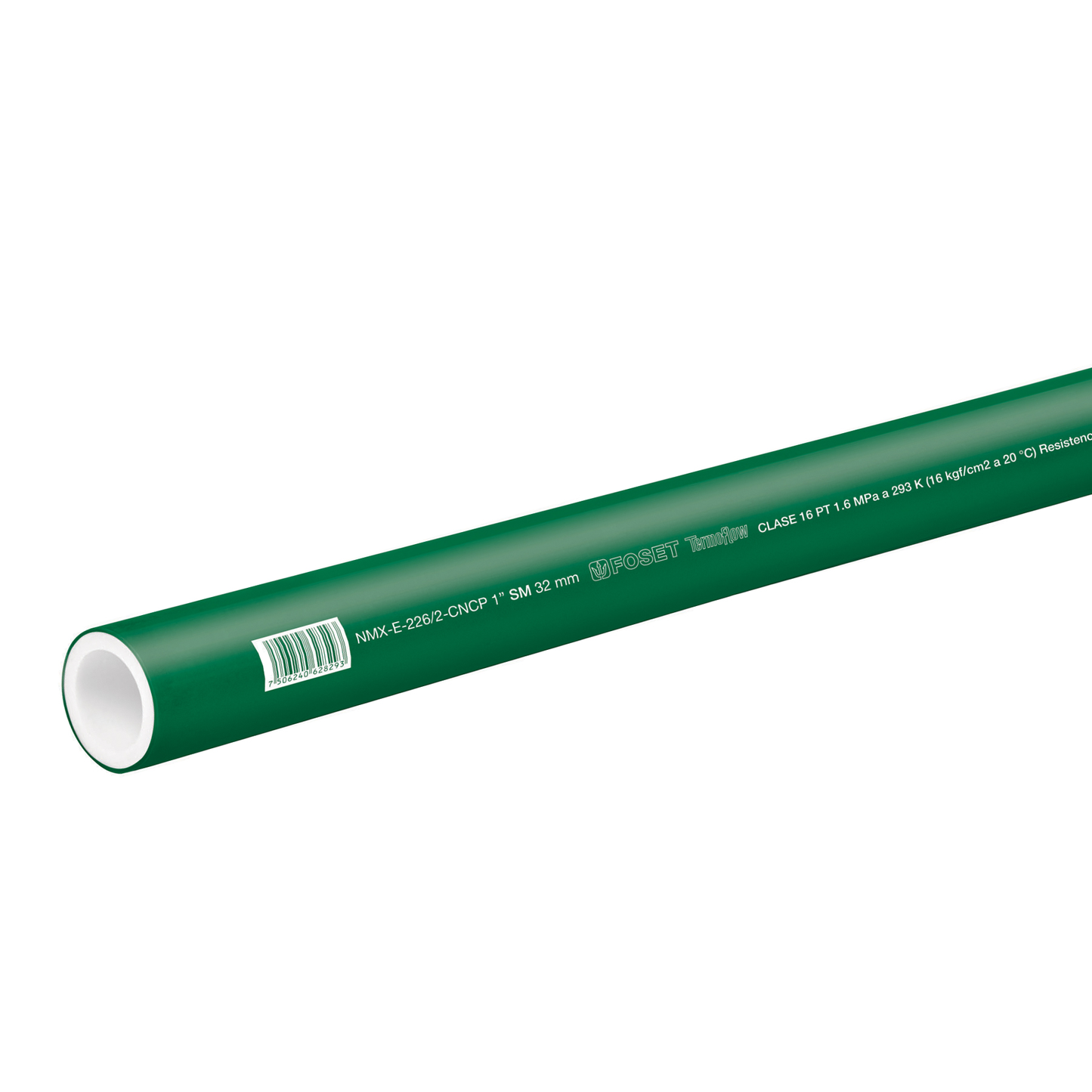 Tubo de PPR, 32mm, 1" x 4mts